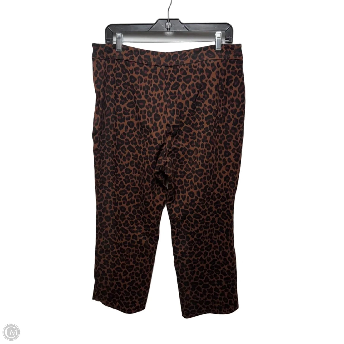 Pants Cropped By Maeve In Animal Print, Size: 16