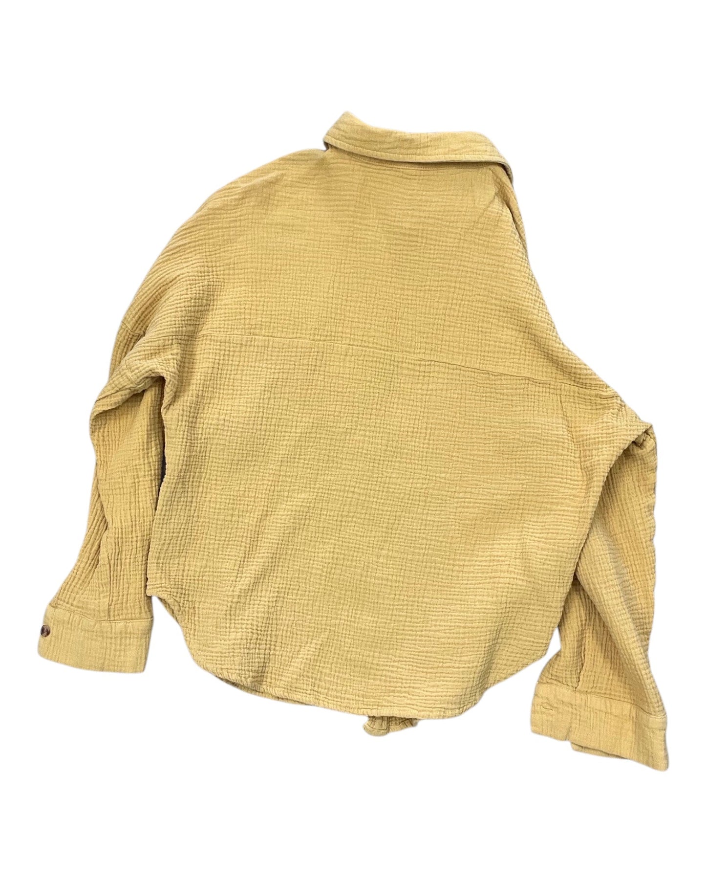 Top Ls By Clothes Mentor In Yellow, Size:M
