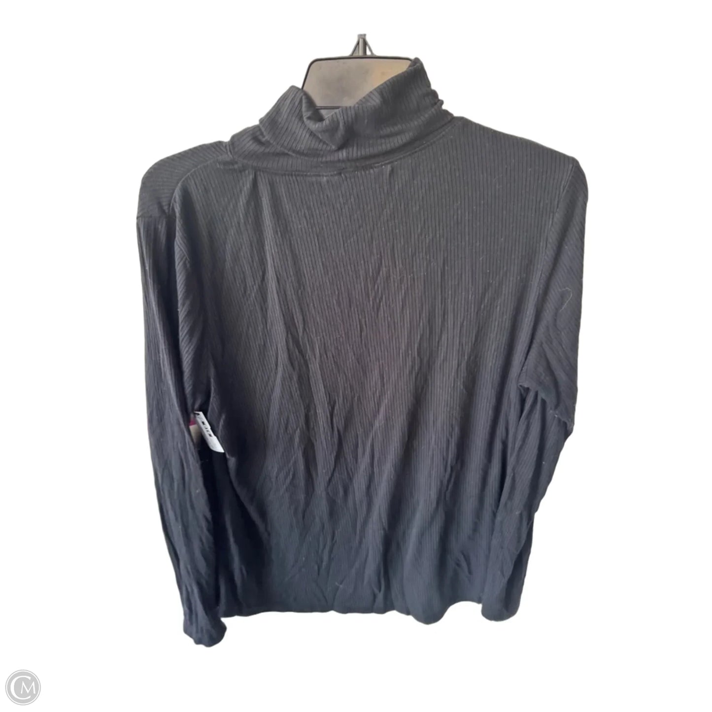 Top Long Sleeve By Indigo In Black, Size: Xl