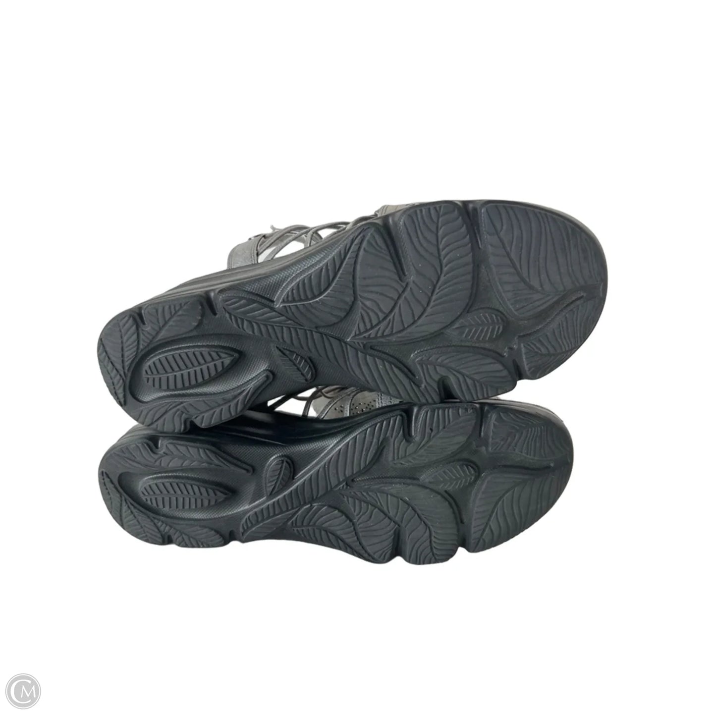 Sandals Heels Wedge By Jbu By Jambu In Grey, Size: 8