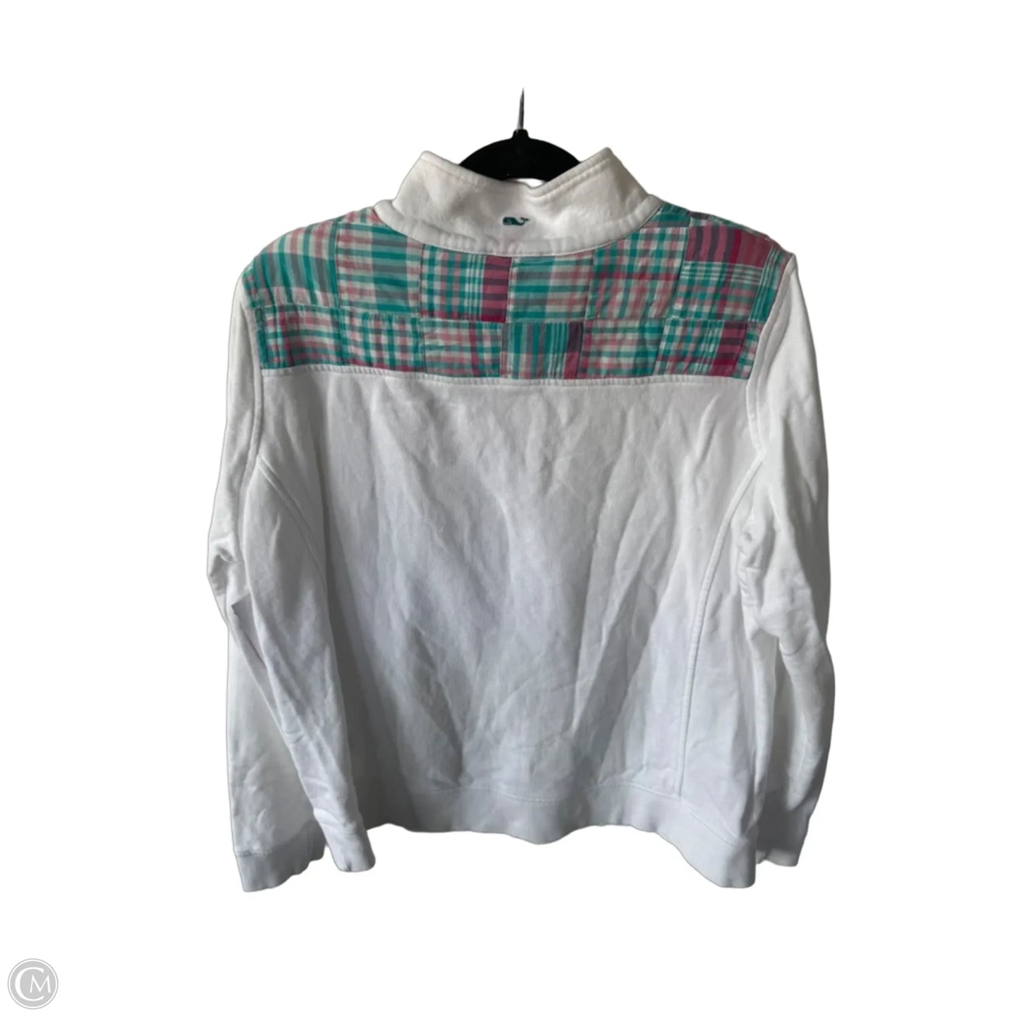 Sweatshirt Collar By Vineyard Vines In Blue & White, Size: Xl