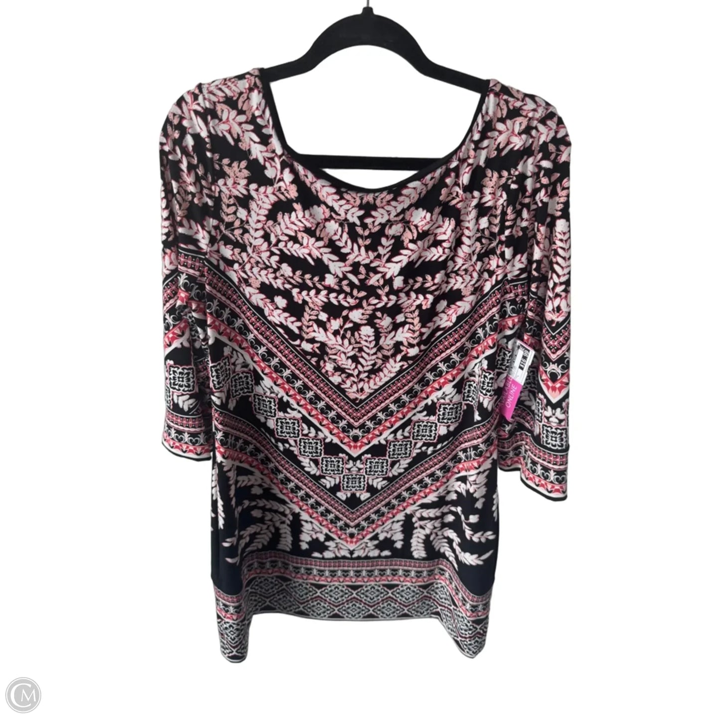 Dress Work By White House Black Market In Black & Red, Size: L