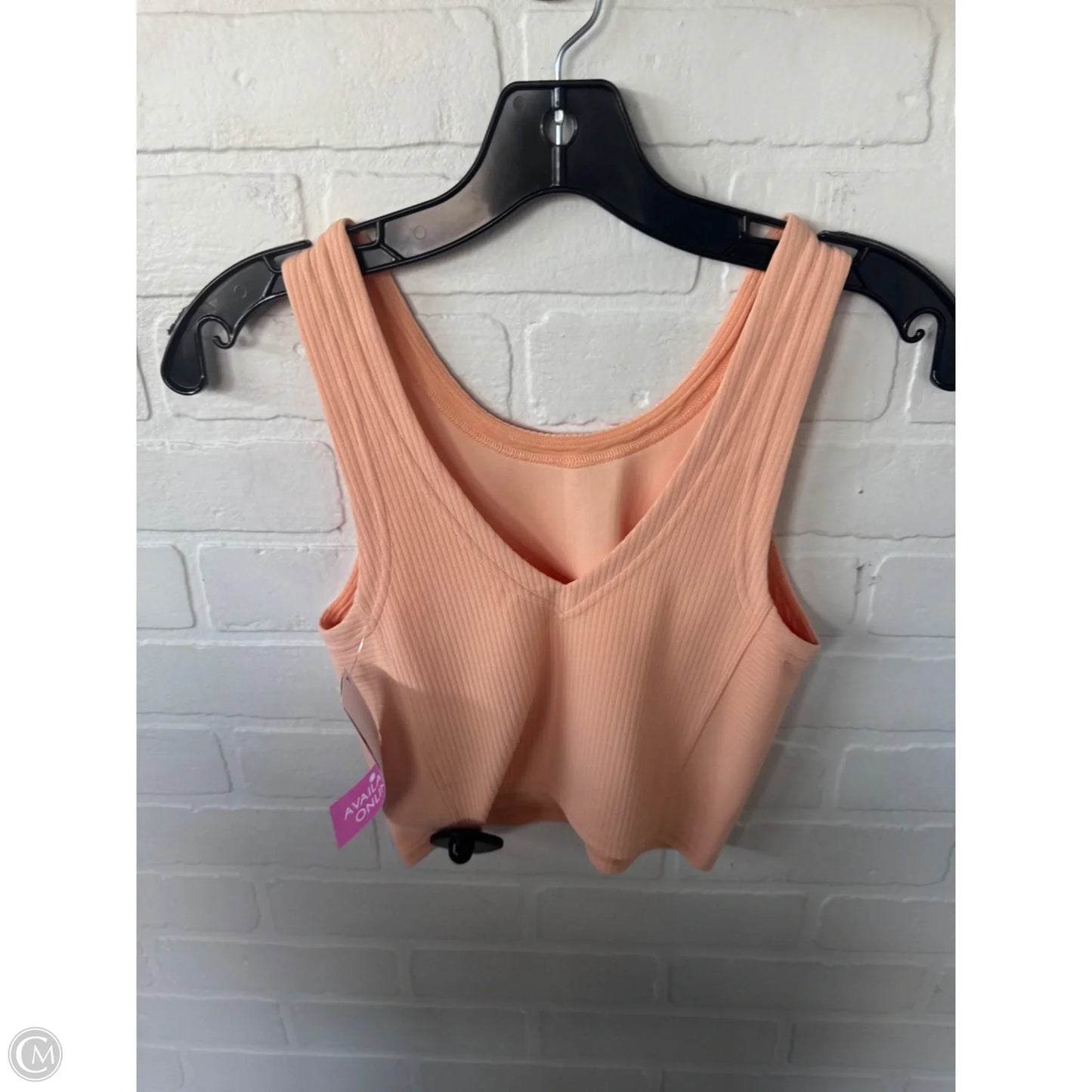 Athletic Tank Top By Lululemon In Orange, Size: Xs