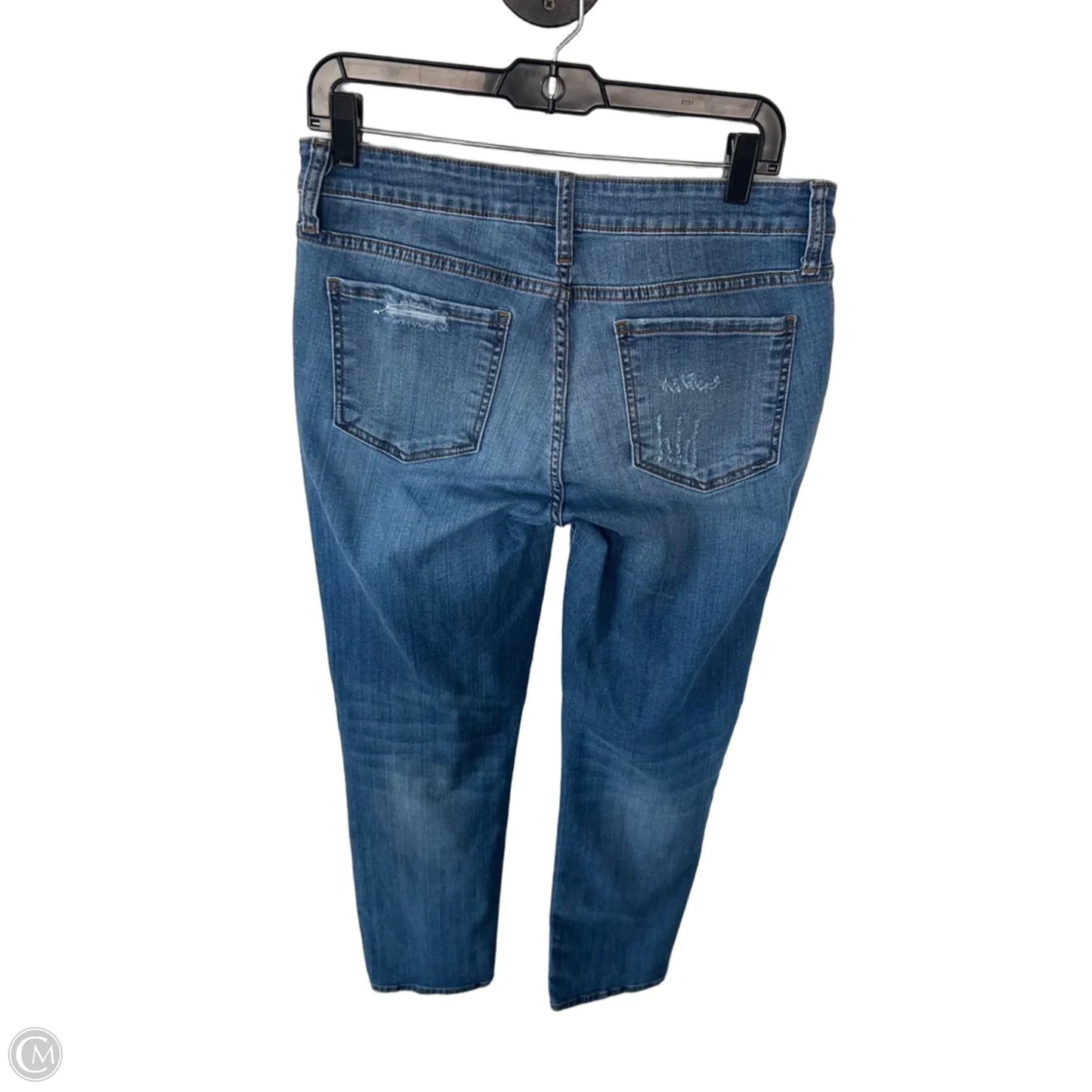 Jeans Boyfriend By Kut In Blue Denim, Size: 8