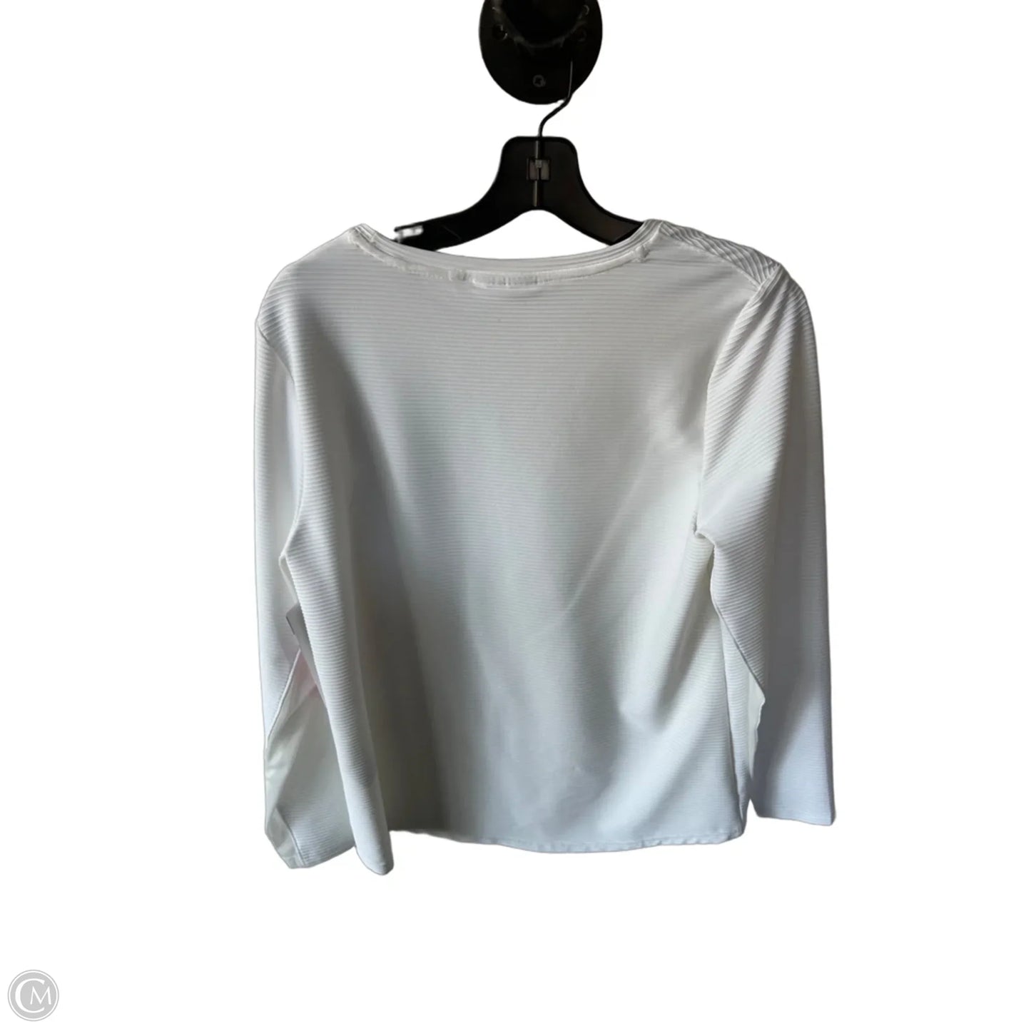 Top Long Sleeve By Chicos In Cream, Size: M