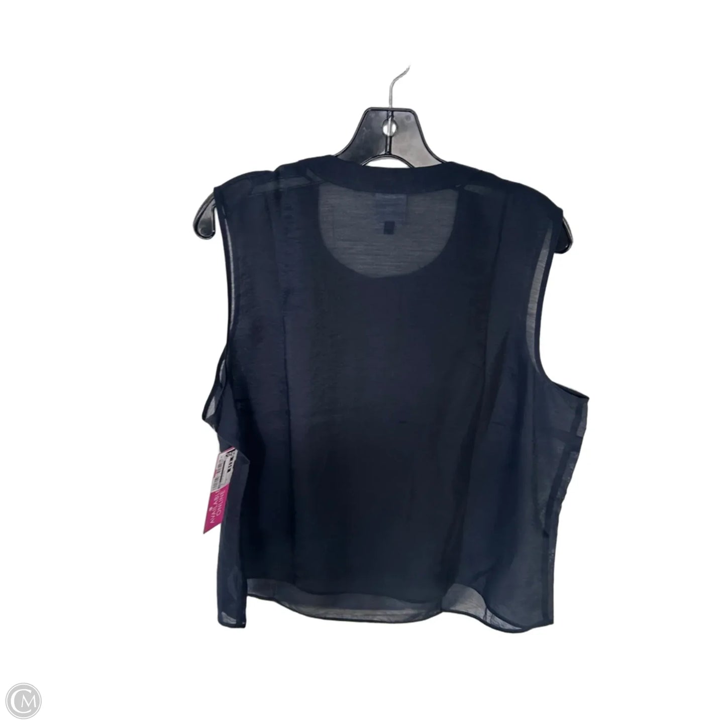 Top Sleeveless By Cabi In Navy, Size: Xl