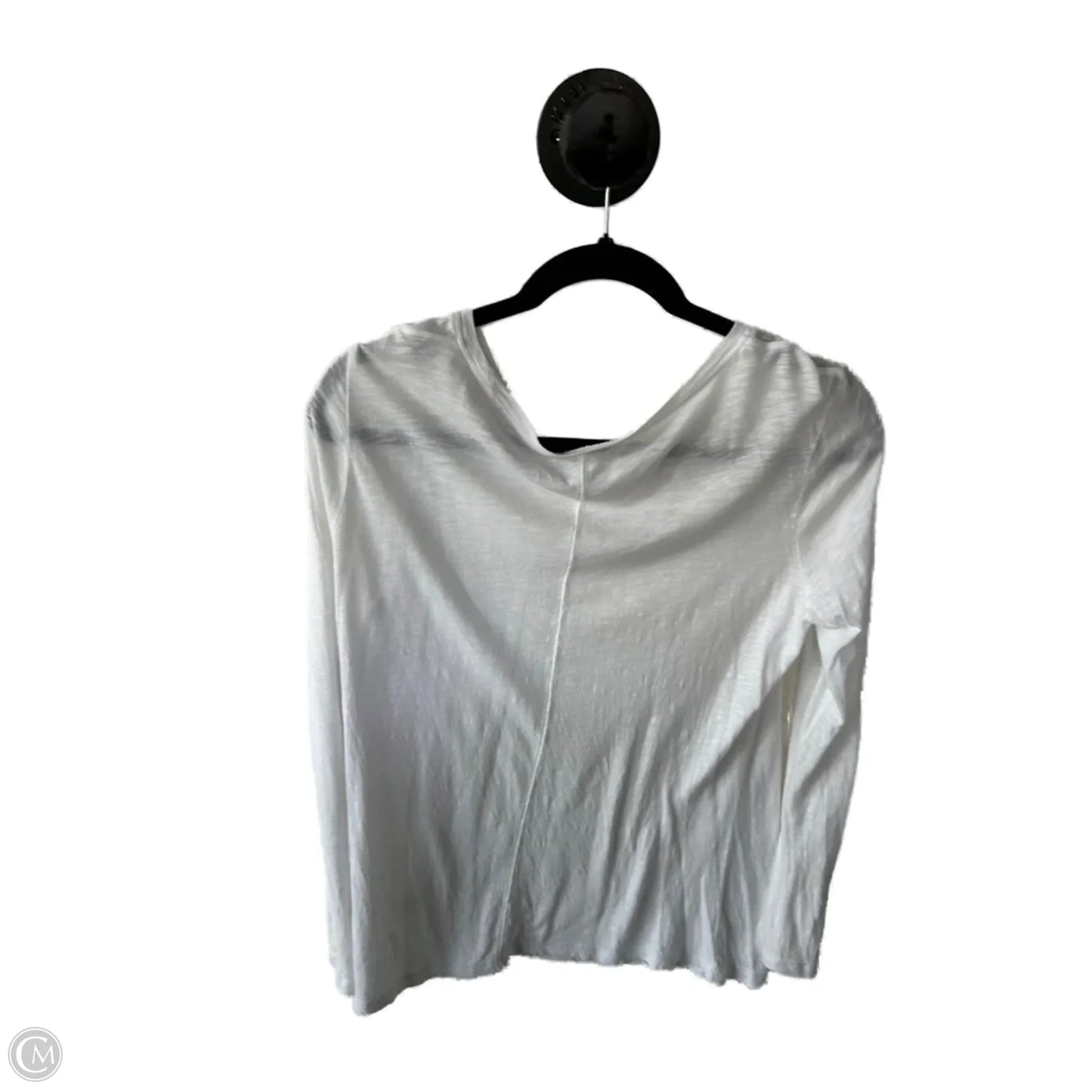 Top Long Sleeve Basic By Caslon In White, Size: M