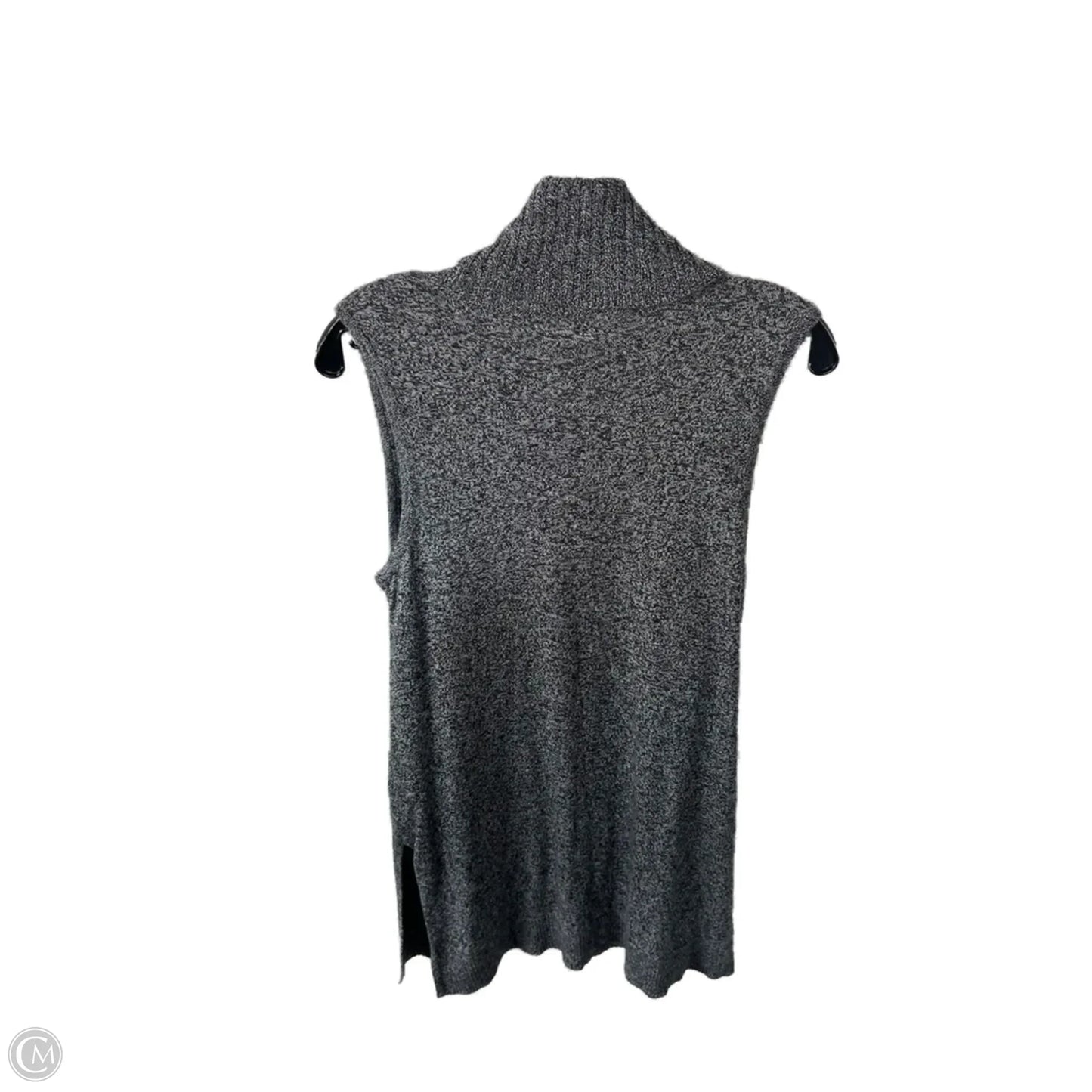 Sweater Short Sleeve By Apt 9 In Grey, Size: M