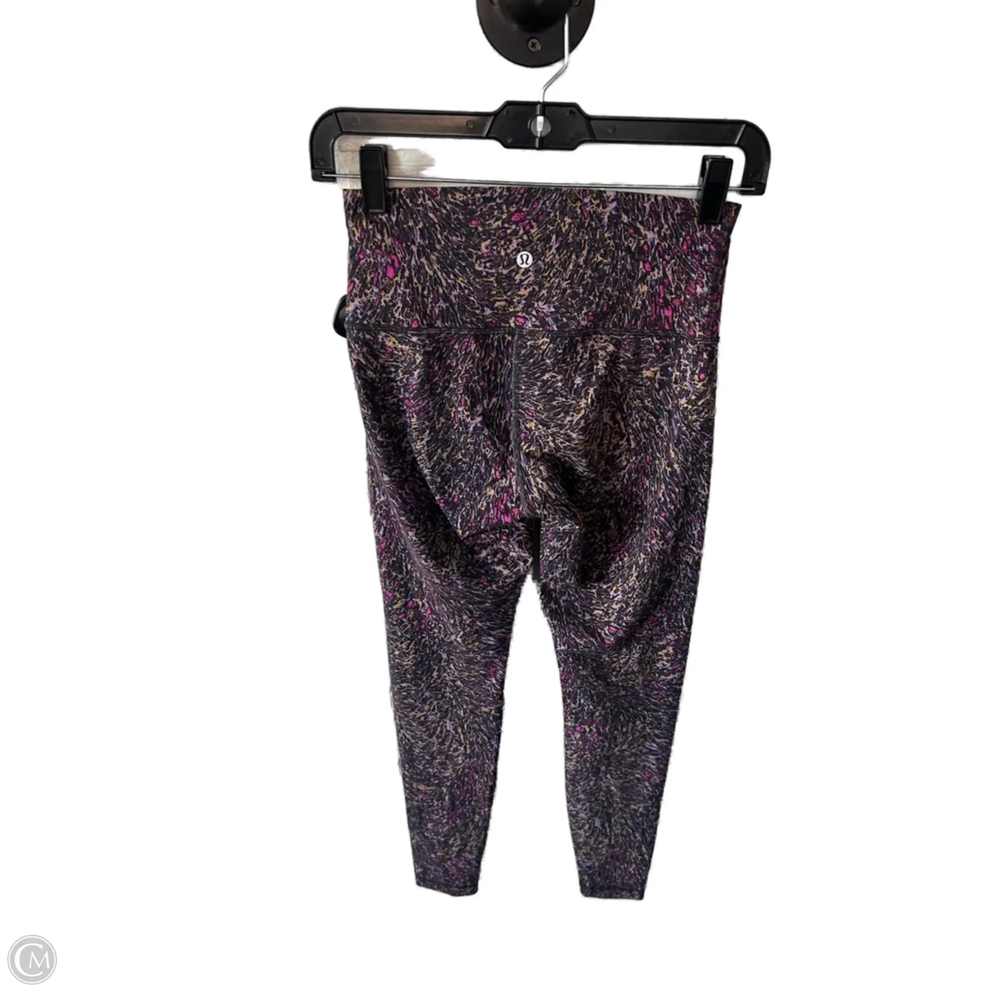 Athletic Leggings By Lululemon In Grey & Purple, Size: 6