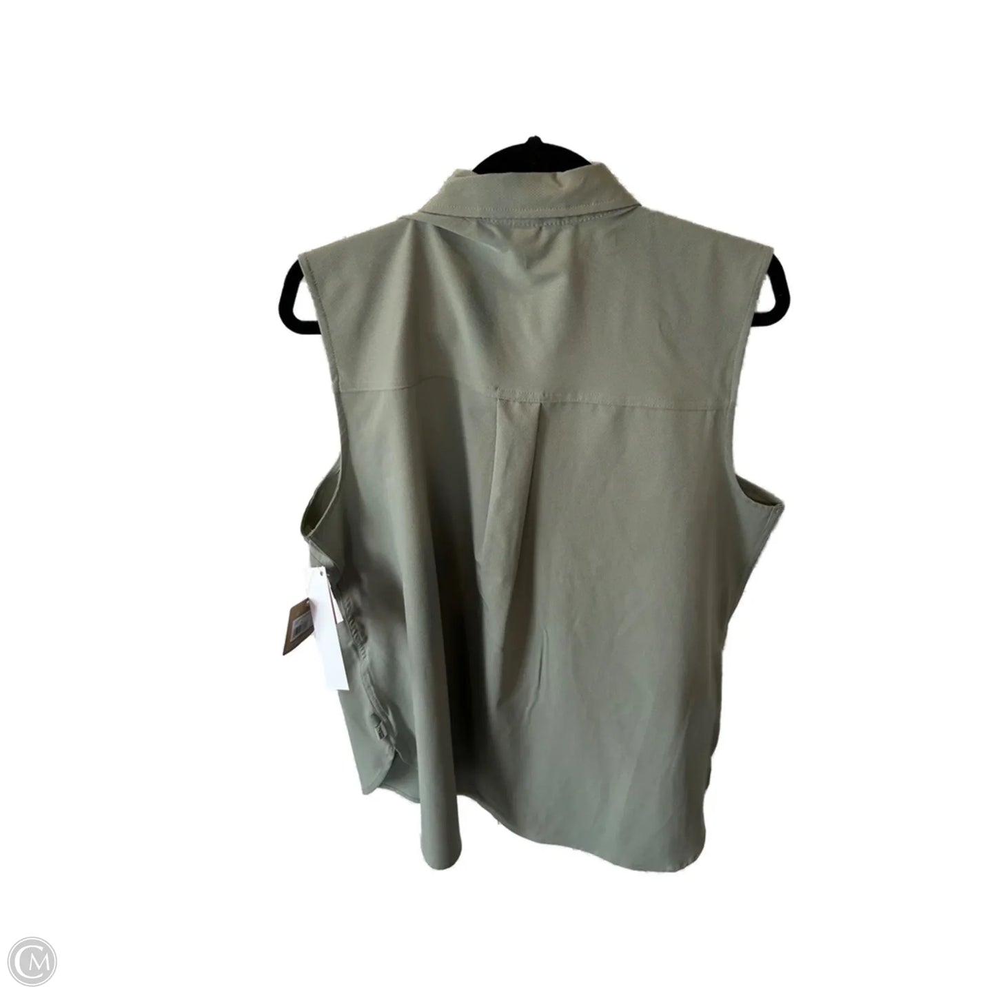 Top Sleeveless By Eddie Bauer In Green, Size: L