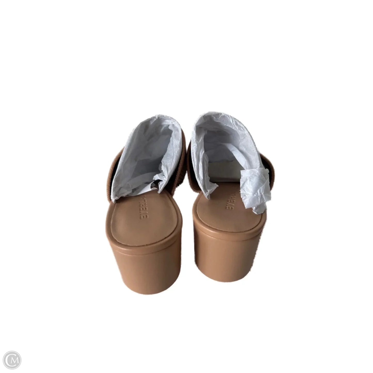 Sandals Heels Block By Everlane In Tan, Size: 5