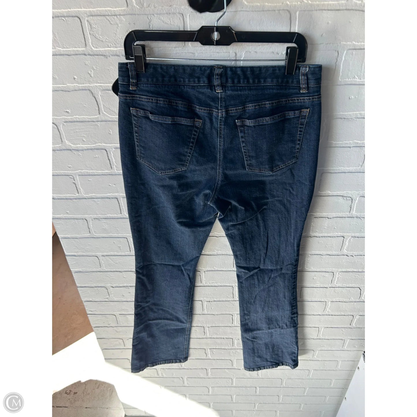 Jeans Straight By Theory In Blue Denim, Size: 10