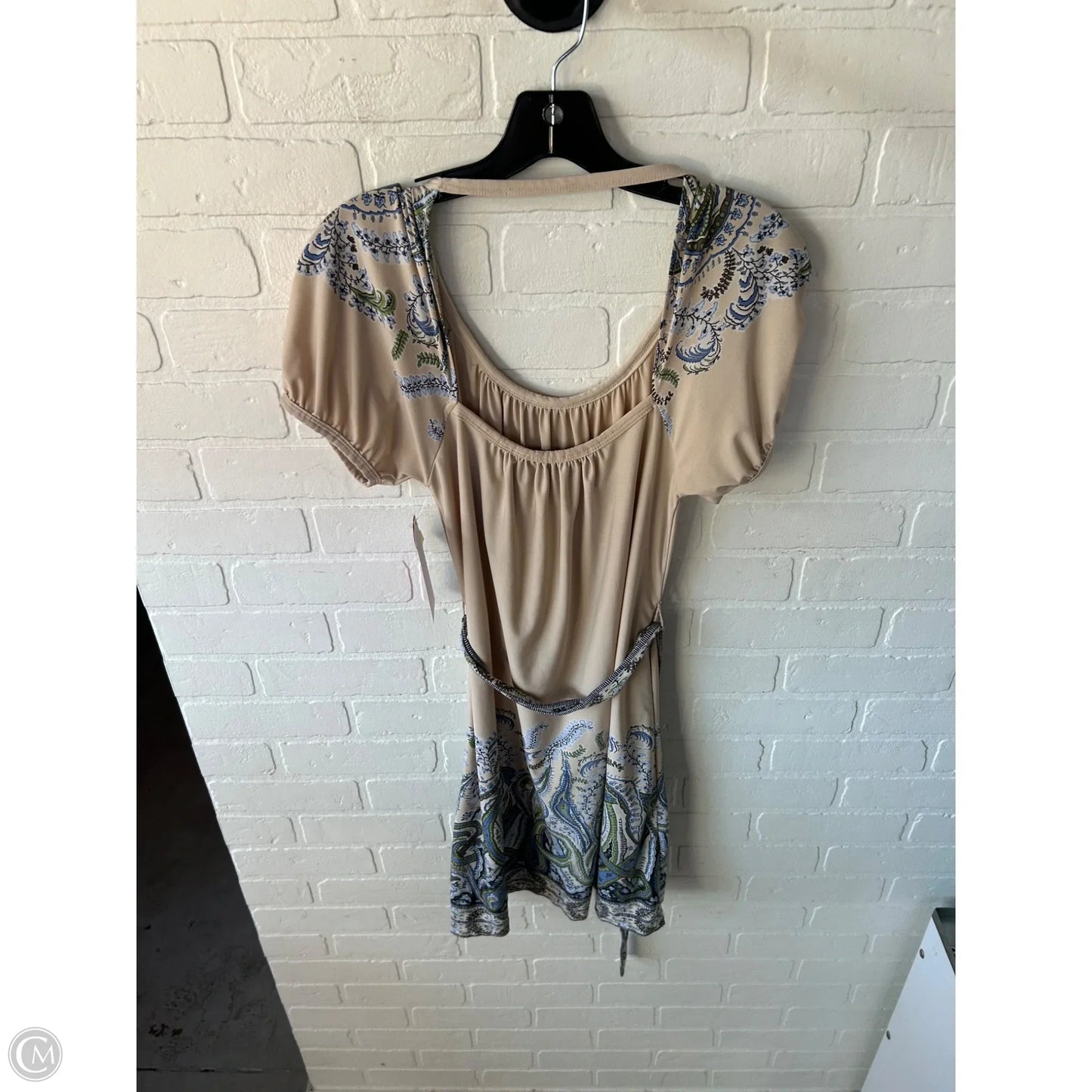 Dress Casual Short By Bcbgmaxazria In Blue & Brown, Size: S