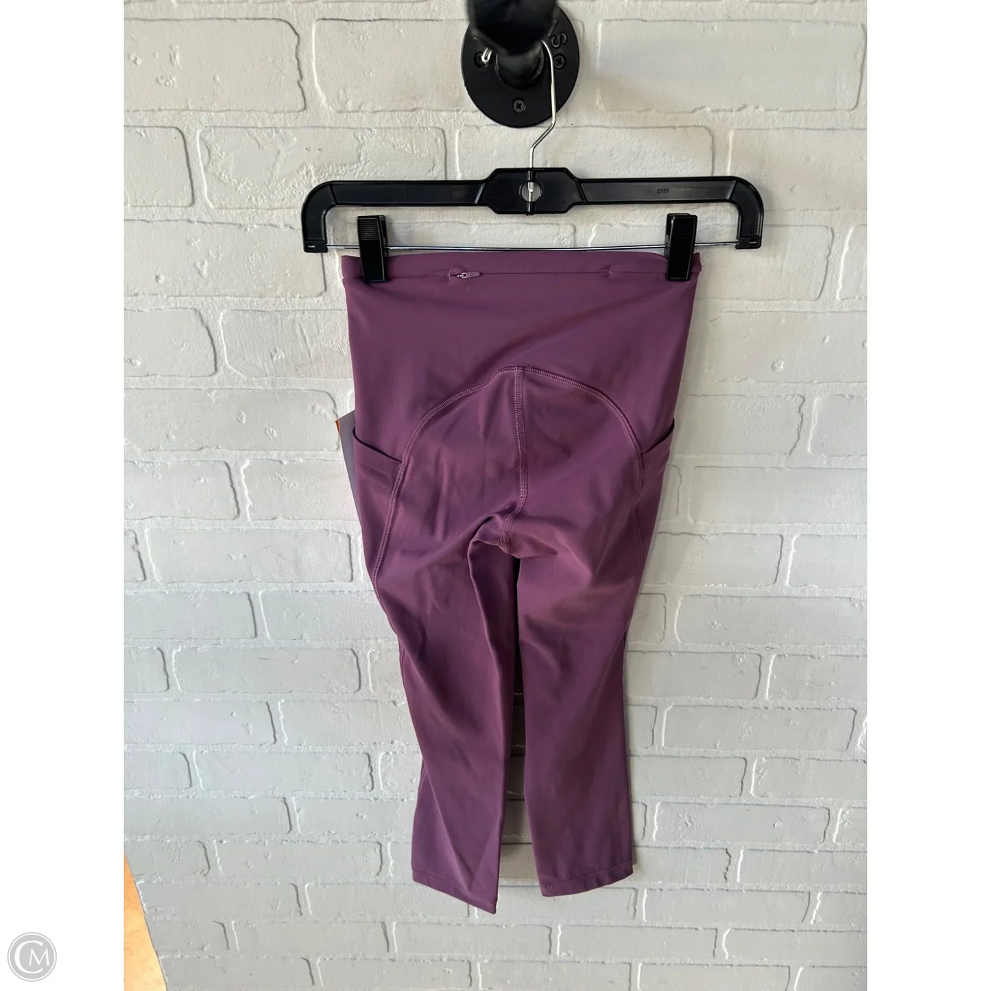 Athletic Capris By Lululemon In Purple, Size: 0