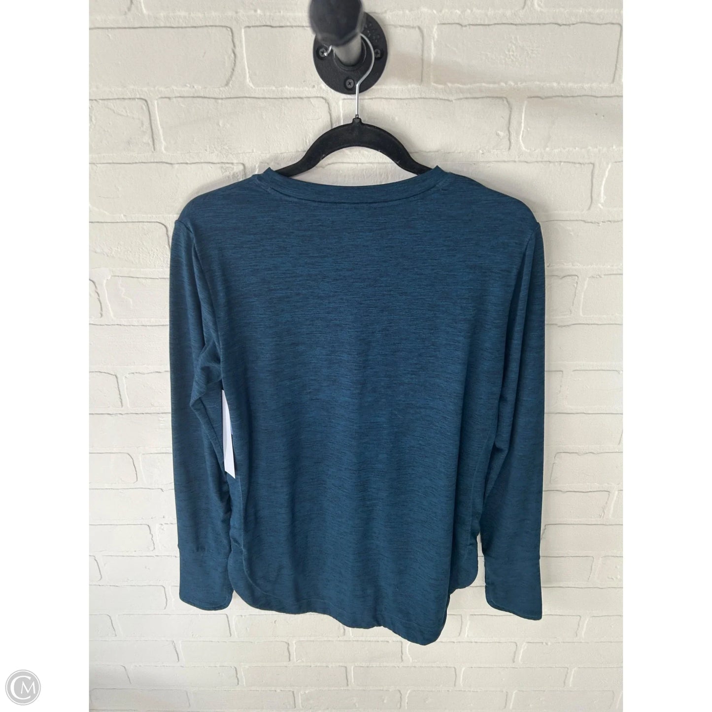 Athletic Top Long Sleeve Crewneck By Members Mark In Blue, Size: S