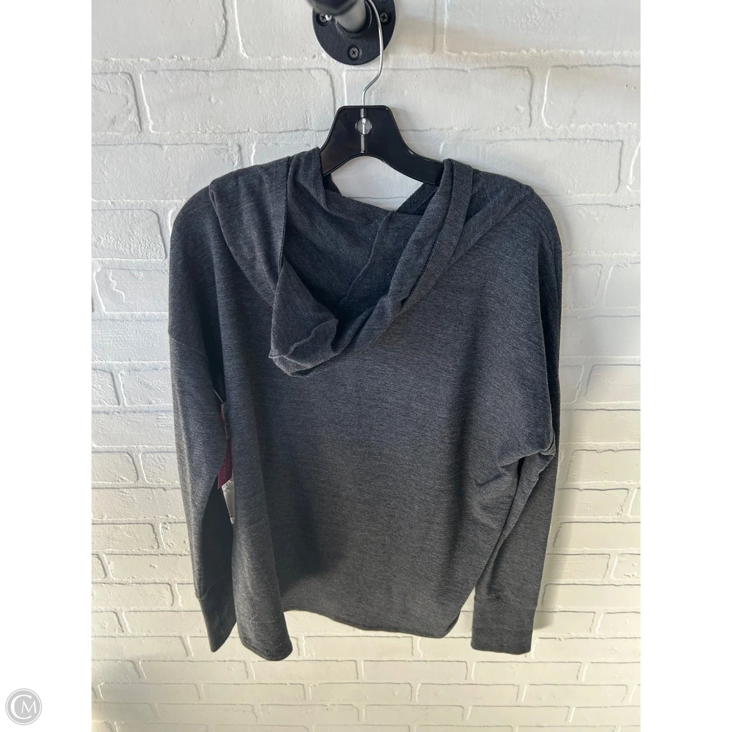Top Long Sleeve By Calvin Klein In Grey, Size: L