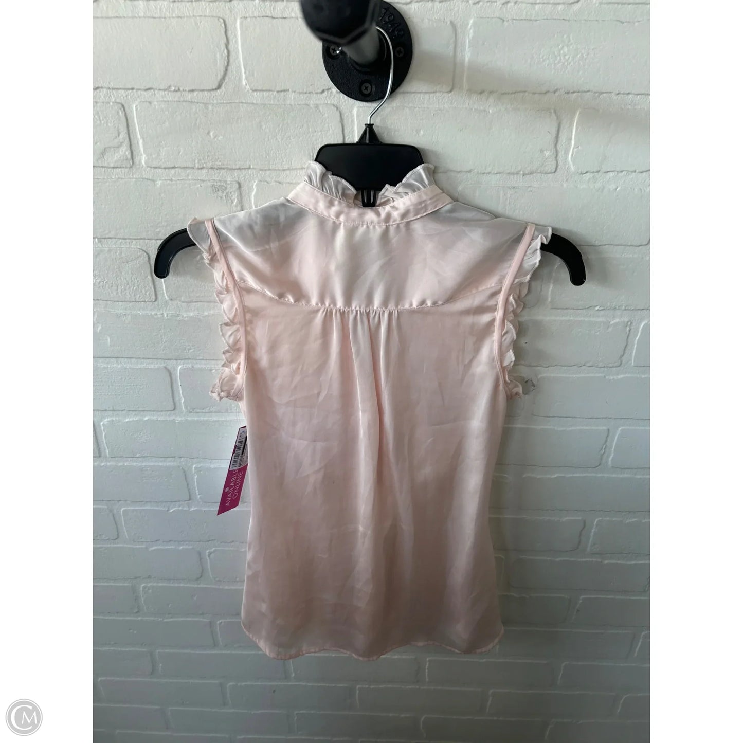 Blouse Sleeveless By Converse In Pink, Size: Xs