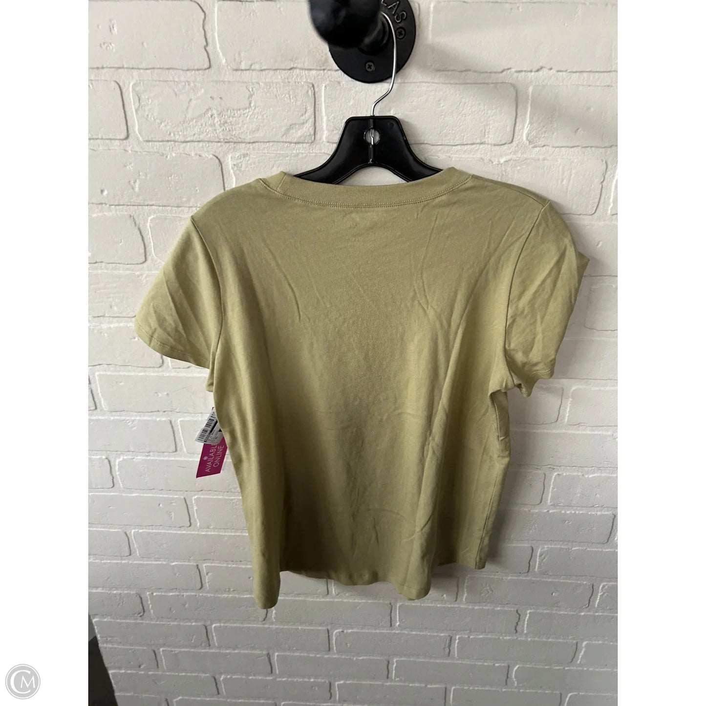 Top Short Sleeve Basic By Madewell In Green, Size: Xs