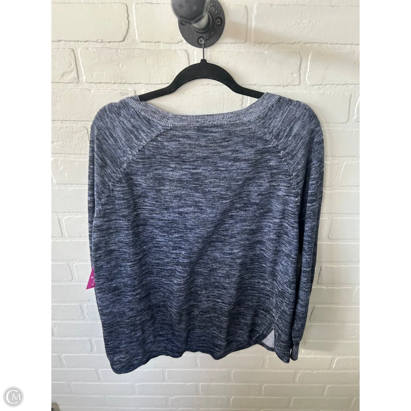 Sweater By J. Crew In Blue & Grey, Size: L