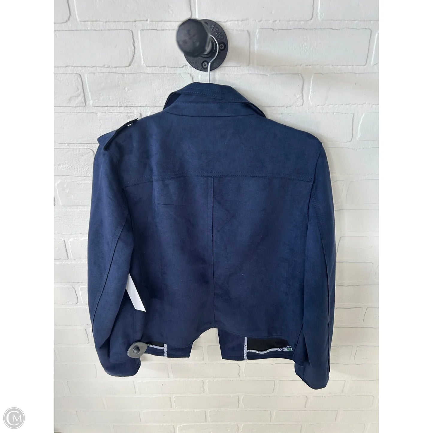 Jacket Moto By Philosophy In Blue, Size: L