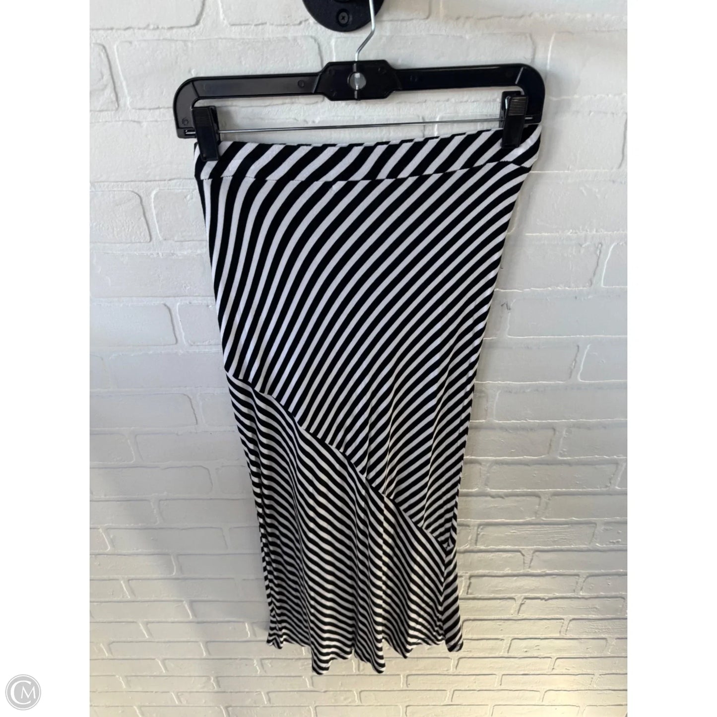 Skirt Maxi By Cha Cha Vente In Black & White, Size: 8p