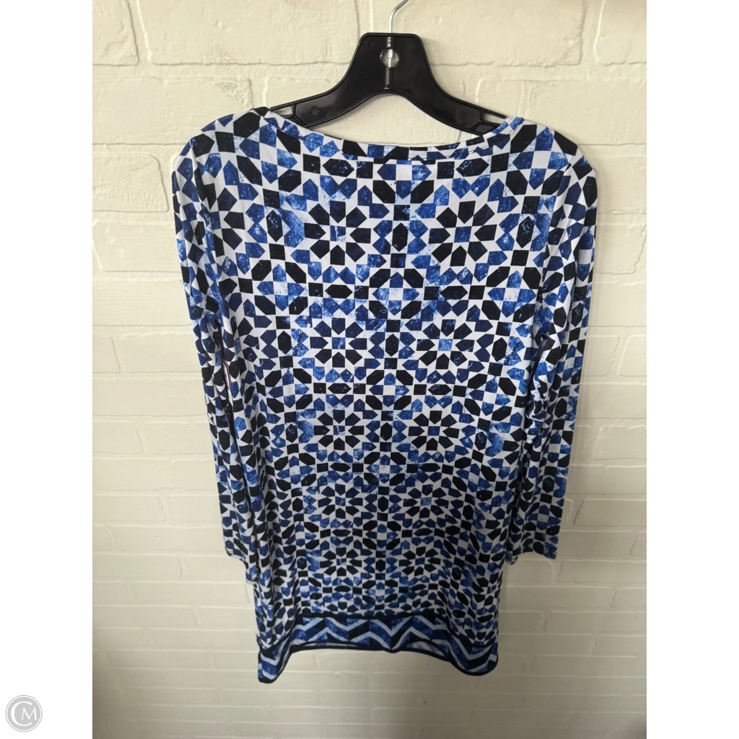 Dress Work By Michael By Michael Kors In Blue & White, Size: Mp