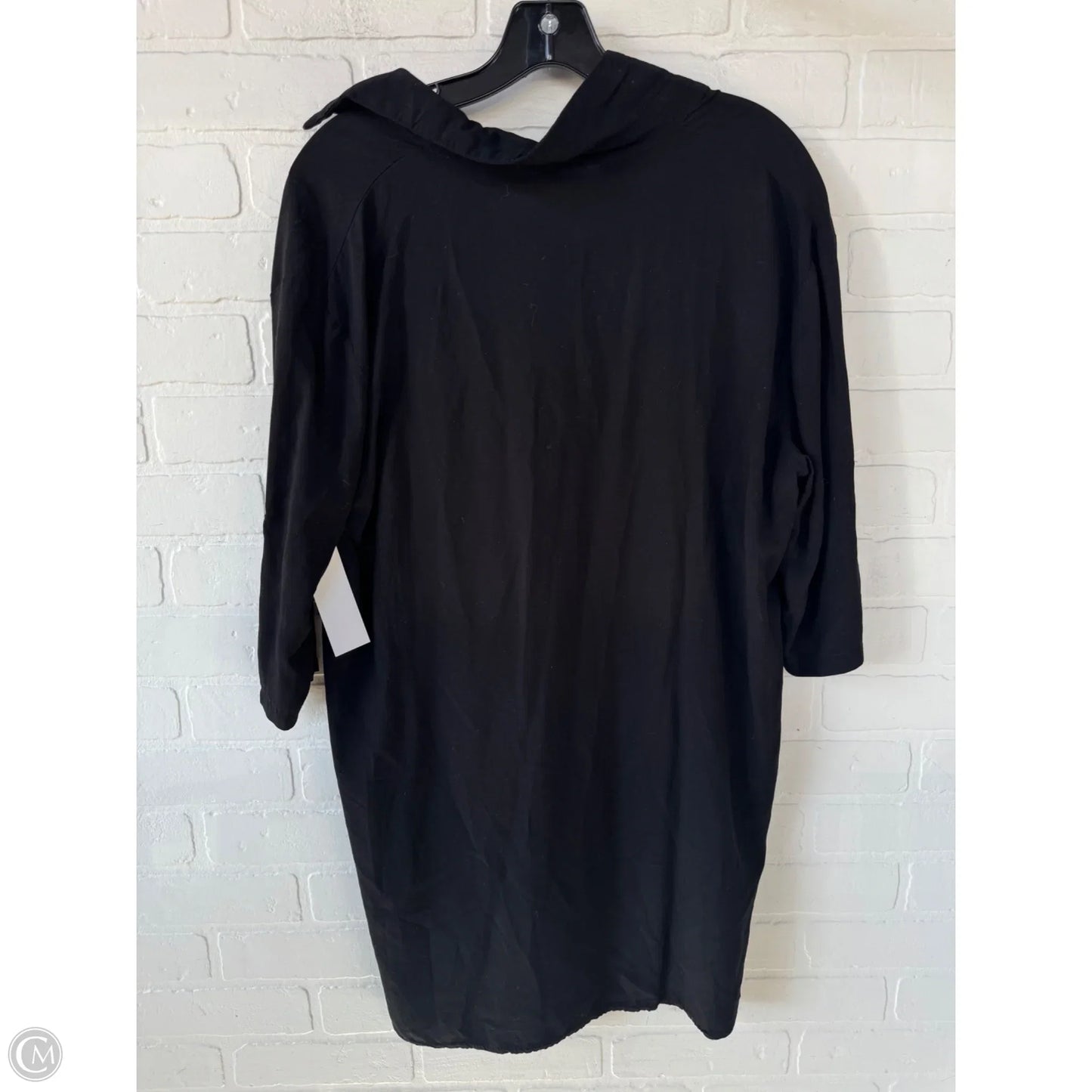 Blouse Long Sleeve By Ekouaer In Black, Size: M