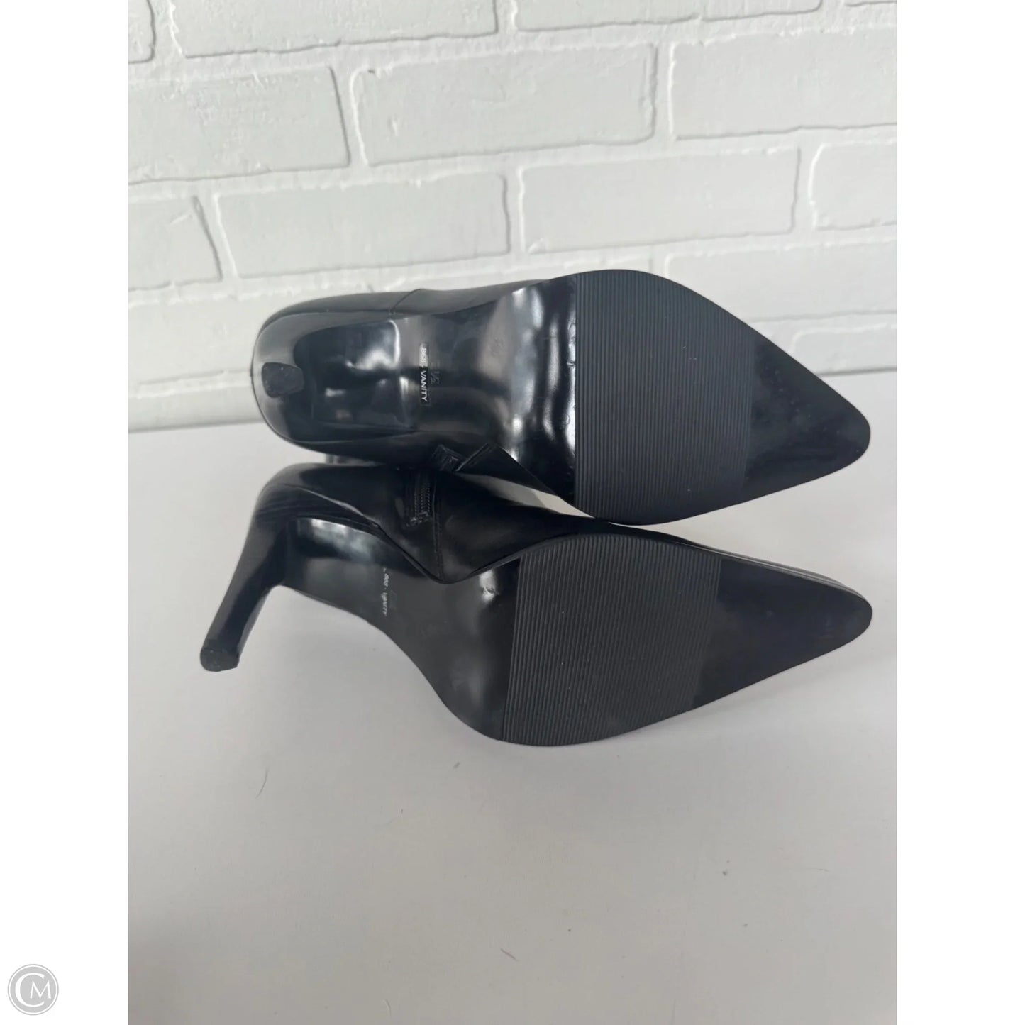 Boots Mid-calf Heels By Amanda Smith In Black, Size: 8.5
