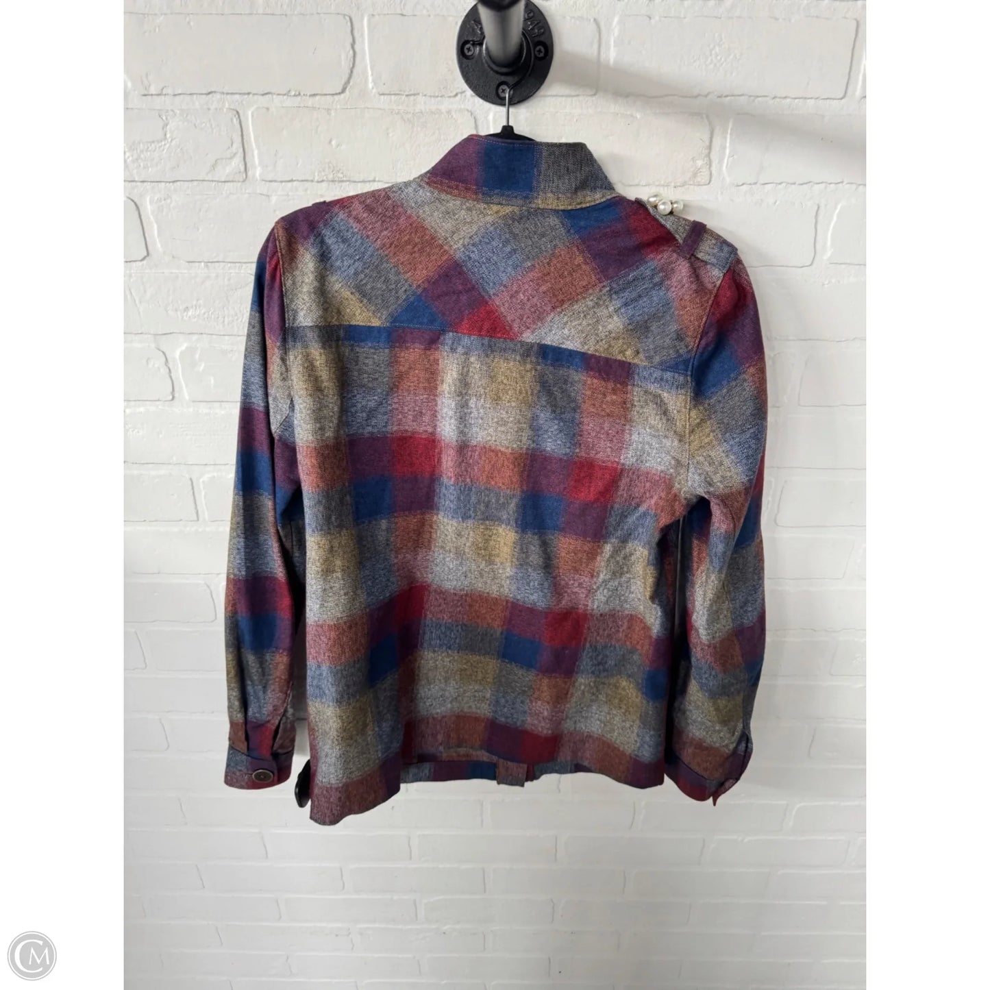 Jacket Other By Cabi In Blue & Red, Size: S