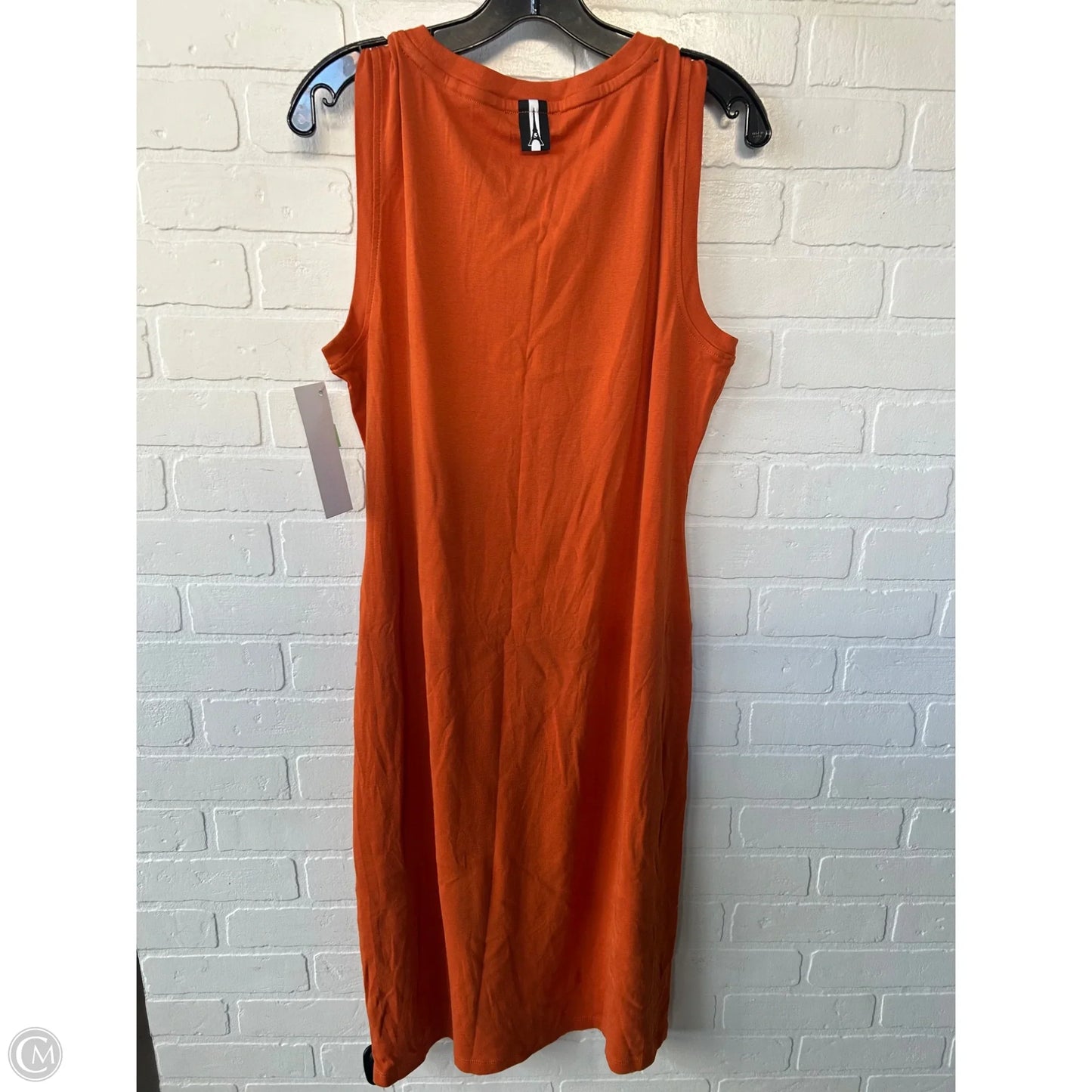 Dress Designer By Karl Lagerfeld In Orange, Size: M