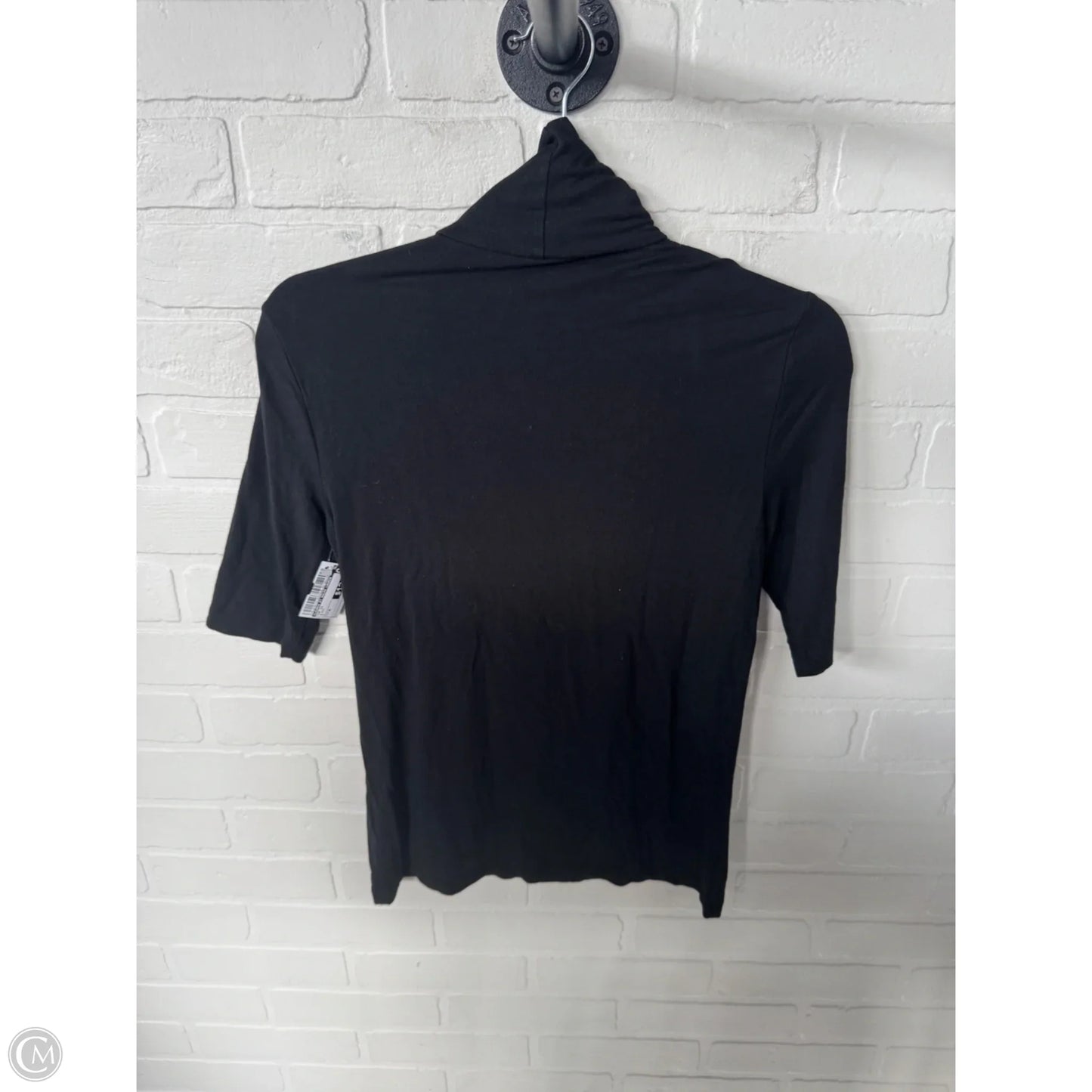 Top Short Sleeve By Lauren By Ralph Lauren In Black, Size: M