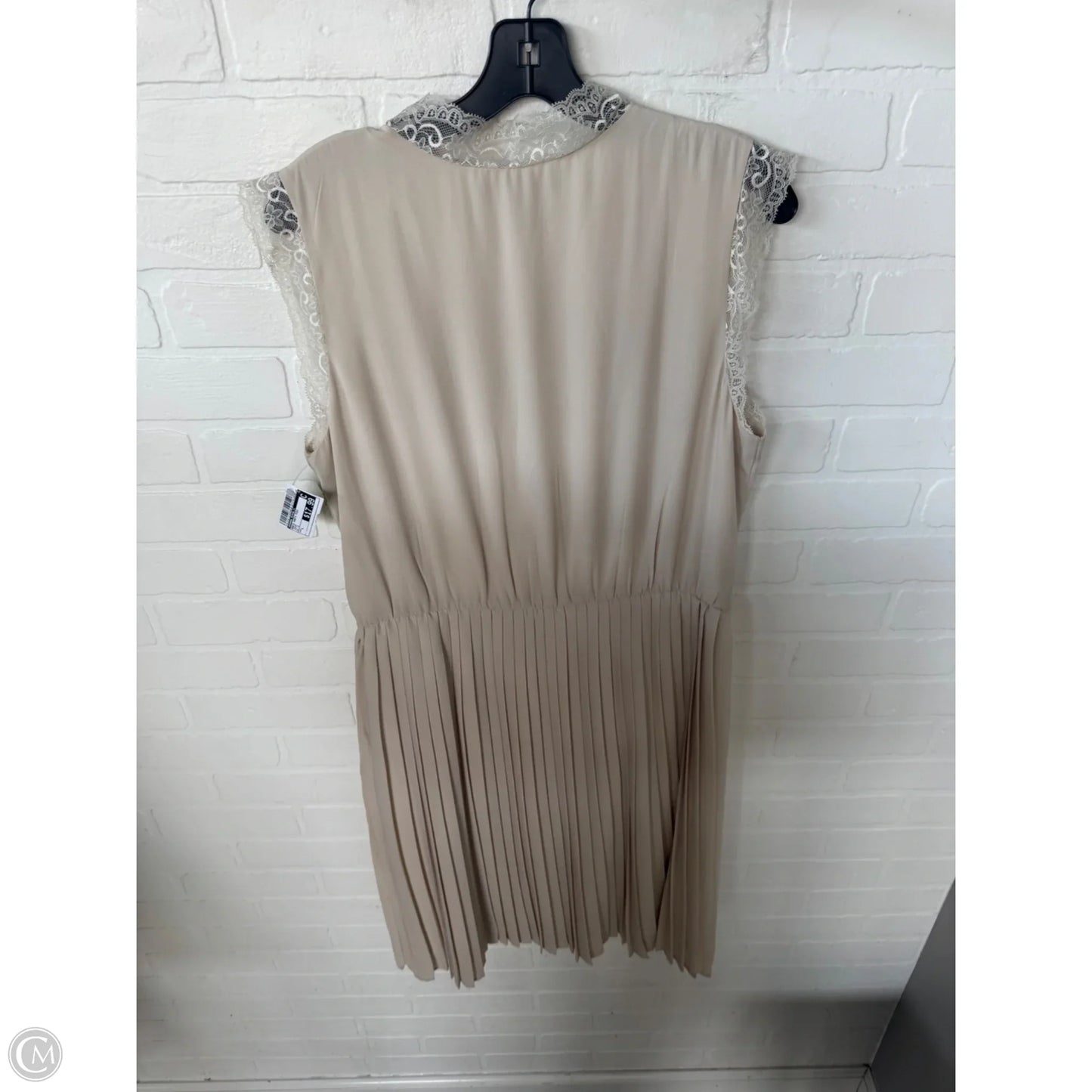 Dress Party Midi By Banana Republic In Cream, Size: L