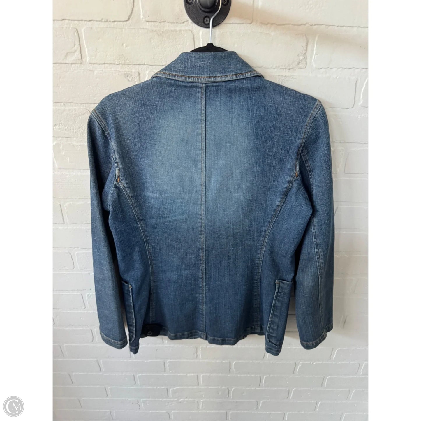 Jacket Denim By Clothes Mentor In Blue Denim, Size: S