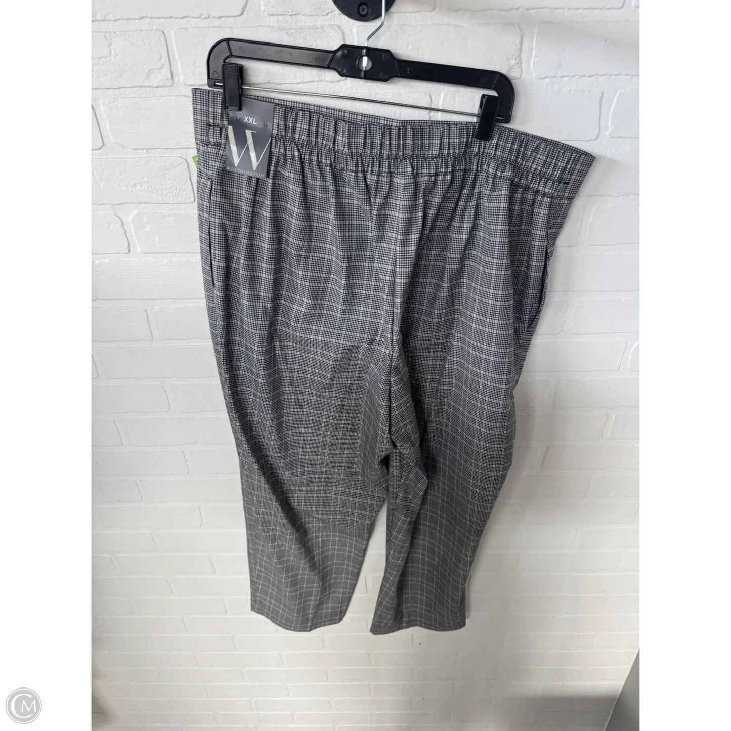 Pants Dress By Worthington In Black & Tan, Size: 18