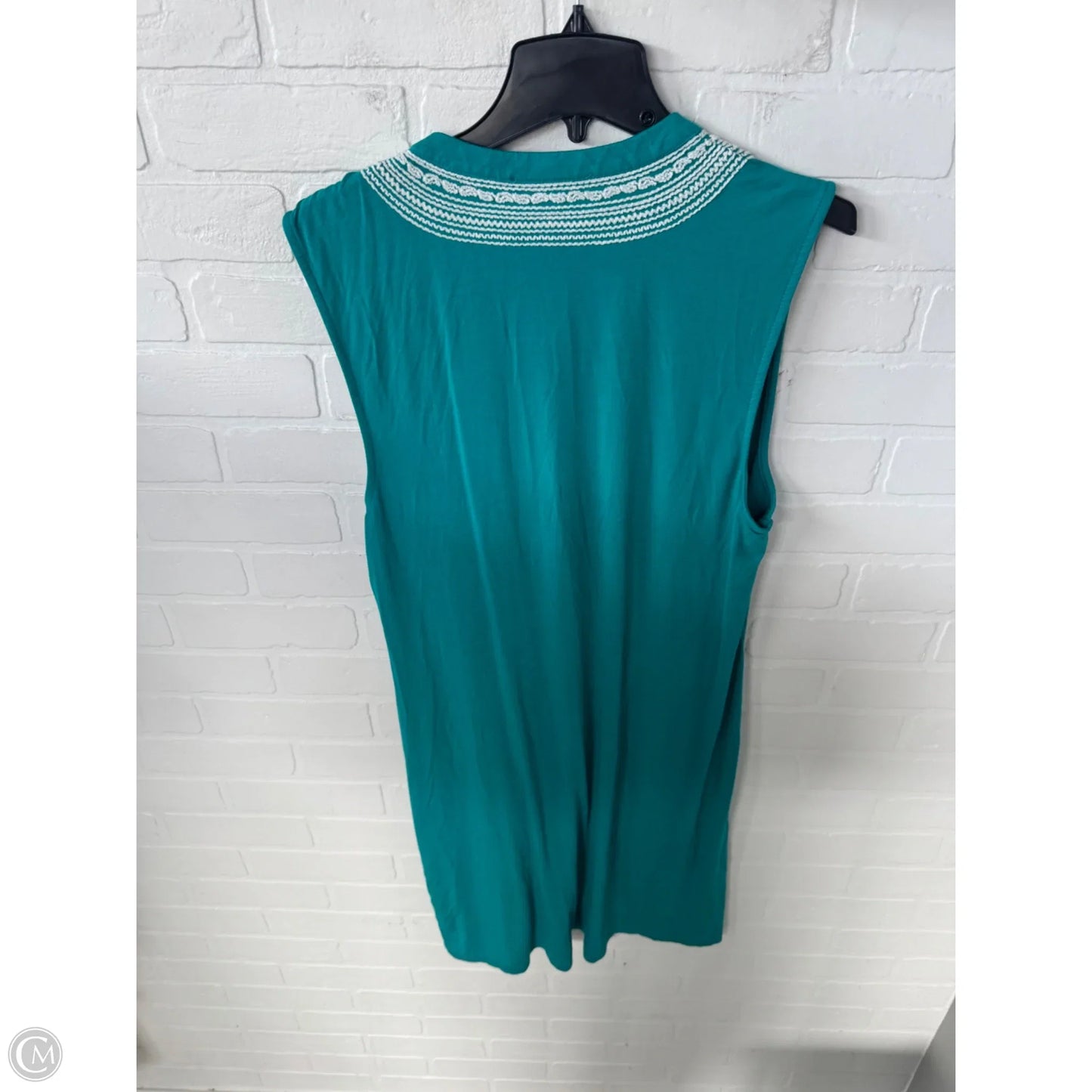 Dress Casual Short By Grace Elements In Teal, Size: Xxl