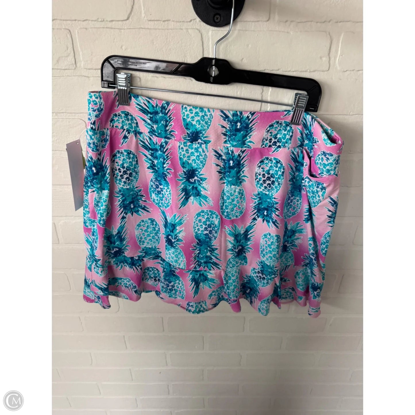 Skort By Cmc In Pink & White, Size: 16