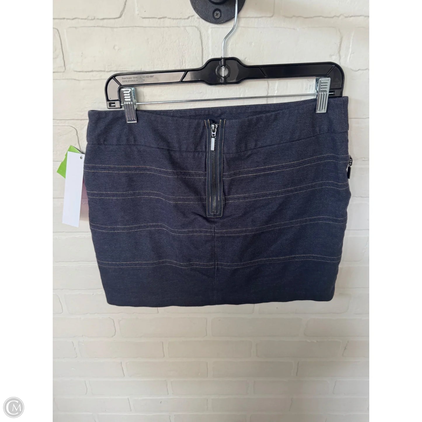 Skirt Mini & Short By Bcbgeneration In Blue Denim, Size: 10