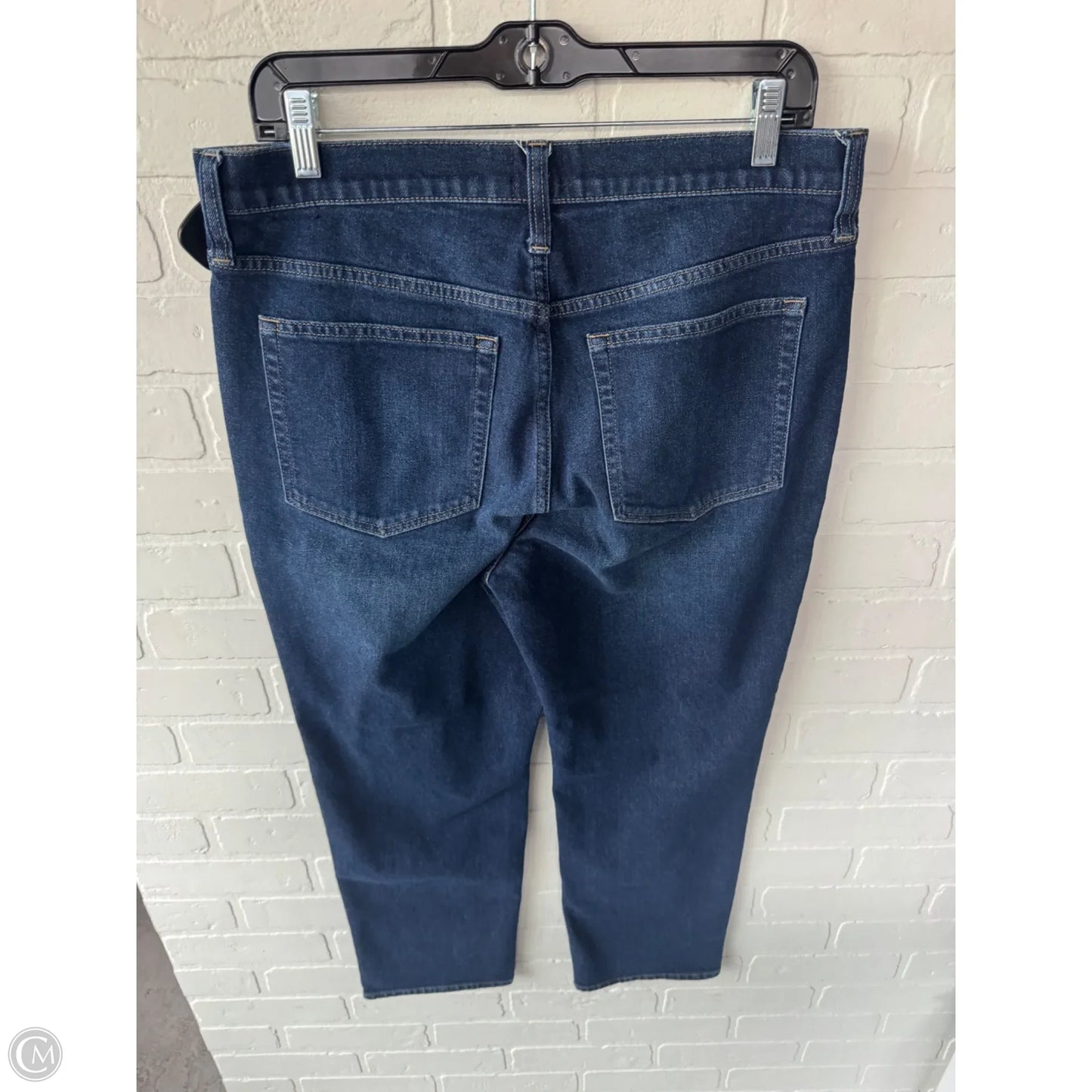 Jeans Straight By J. Crew In Blue Denim, Size: 10