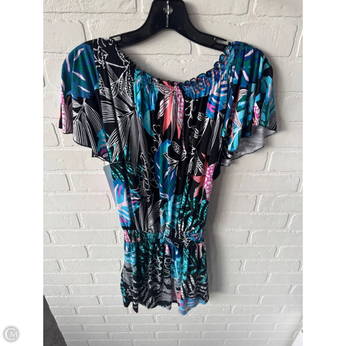 Romper By Lascana In Black & Blue, Size: S