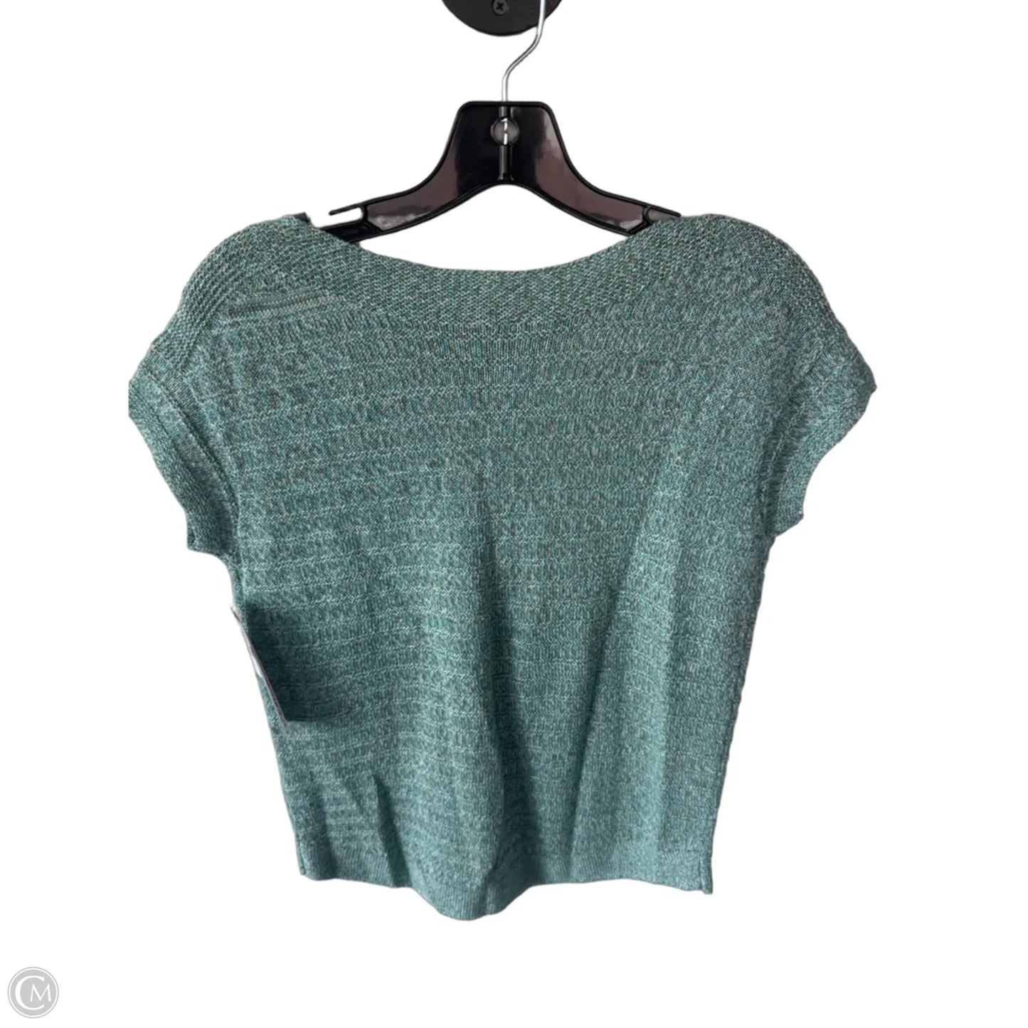 Vest Sweater By Talbots In Blue & Green, Size: Sp