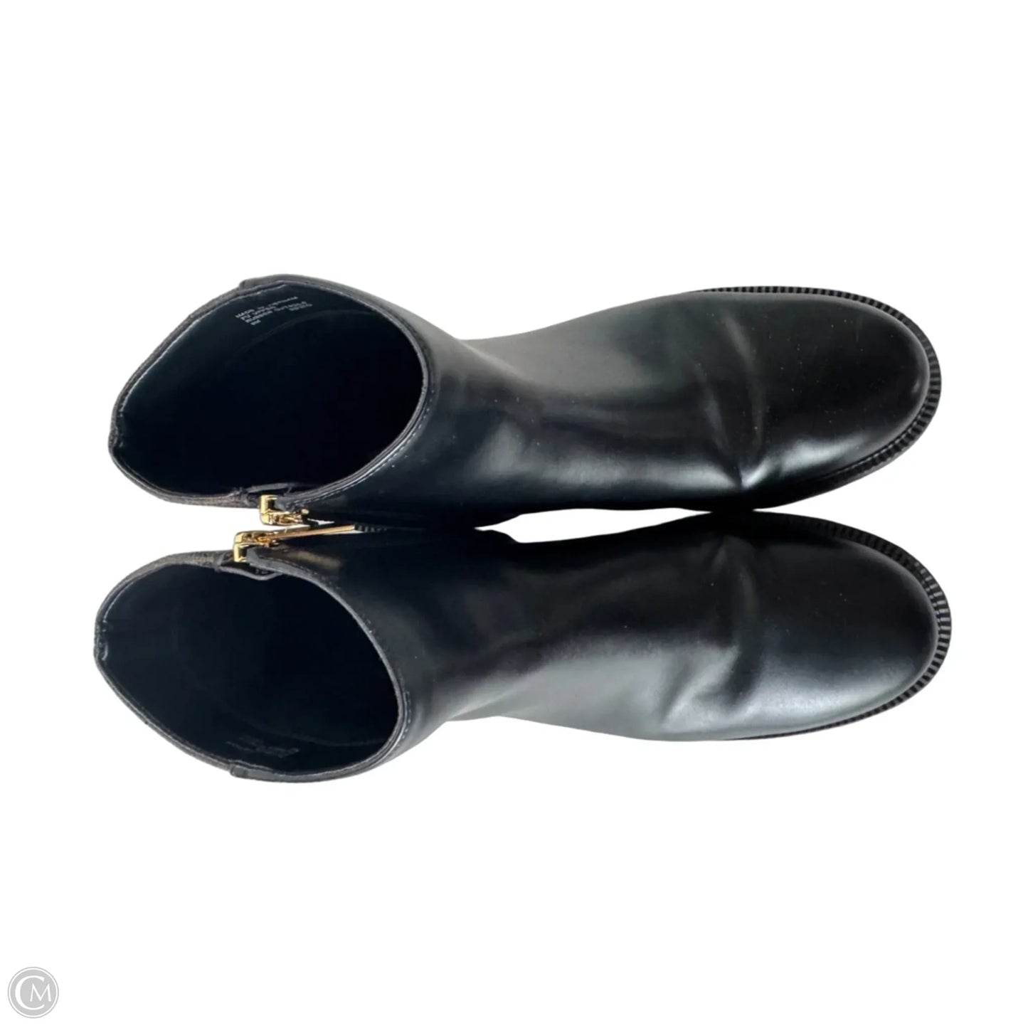 Boots Ankle Flats By Michael By Michael Kors In Black & Brown, Size: 9