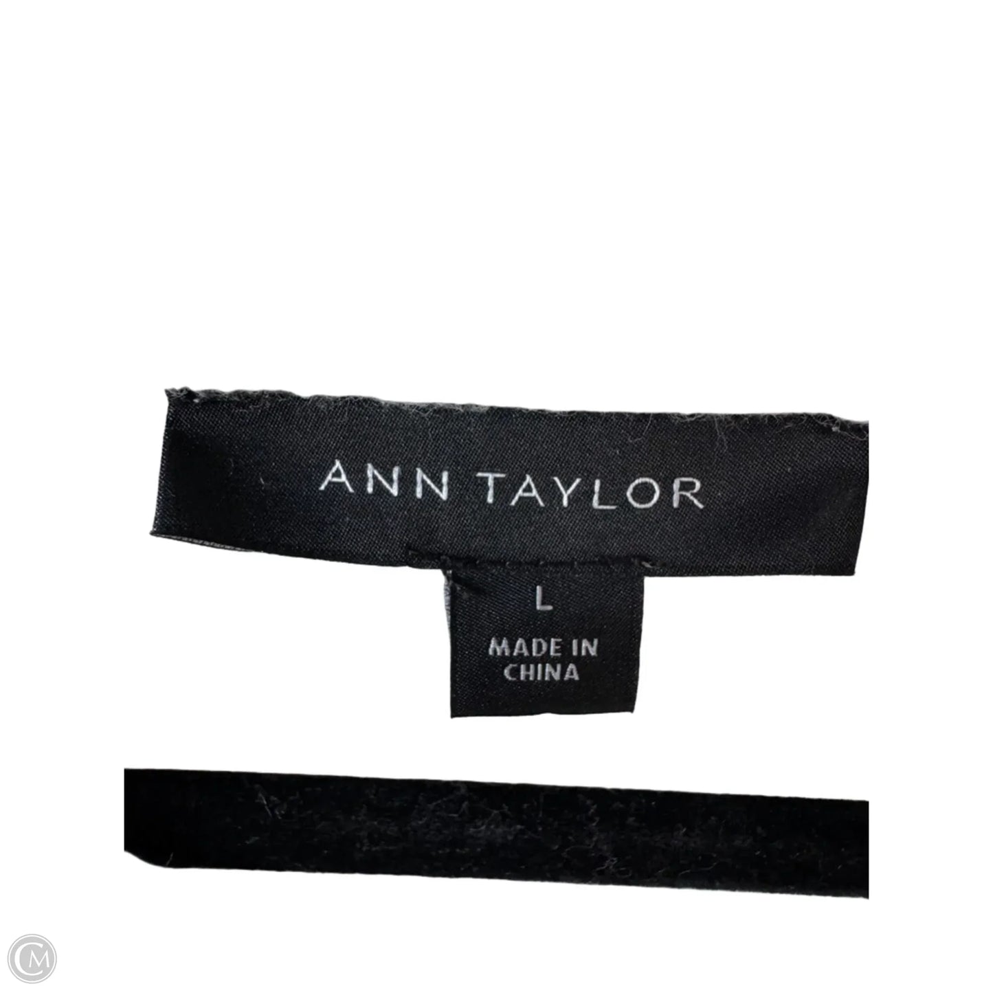 Sweater By Ann Taylor In Black & White, Size: L