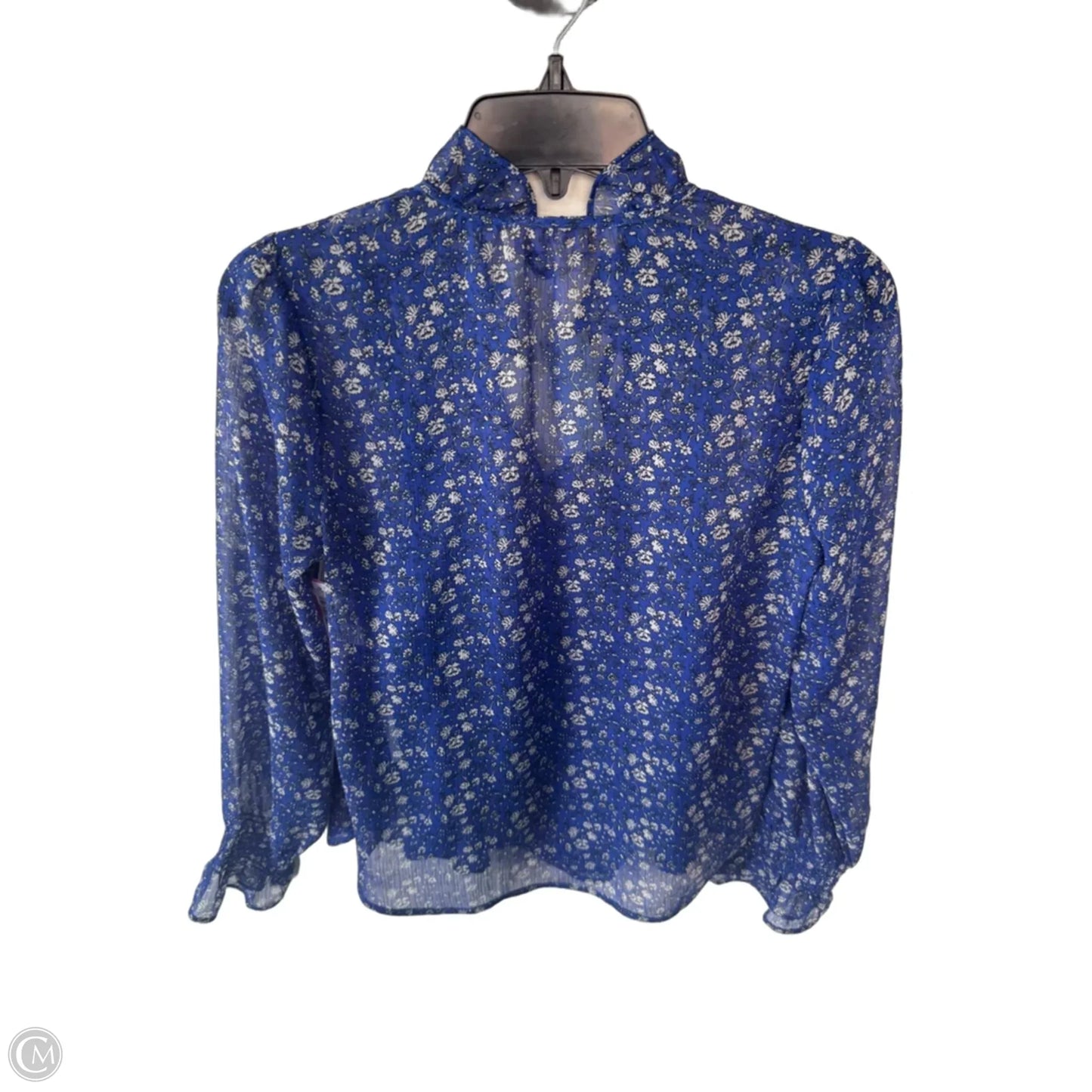 Top 2pc Sleeveless By Loft In Blue & White, Size: Xxsp