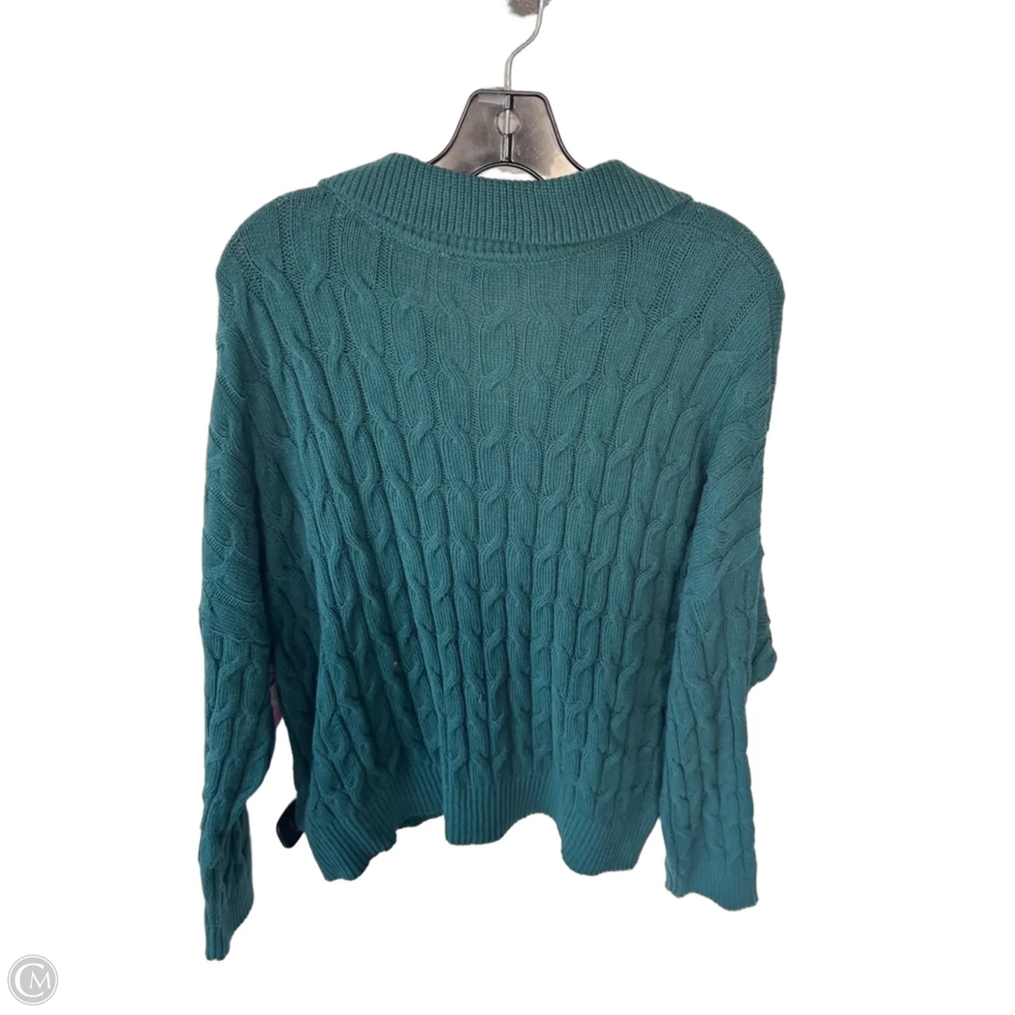 Sweater By Loft In Green, Size: Xl