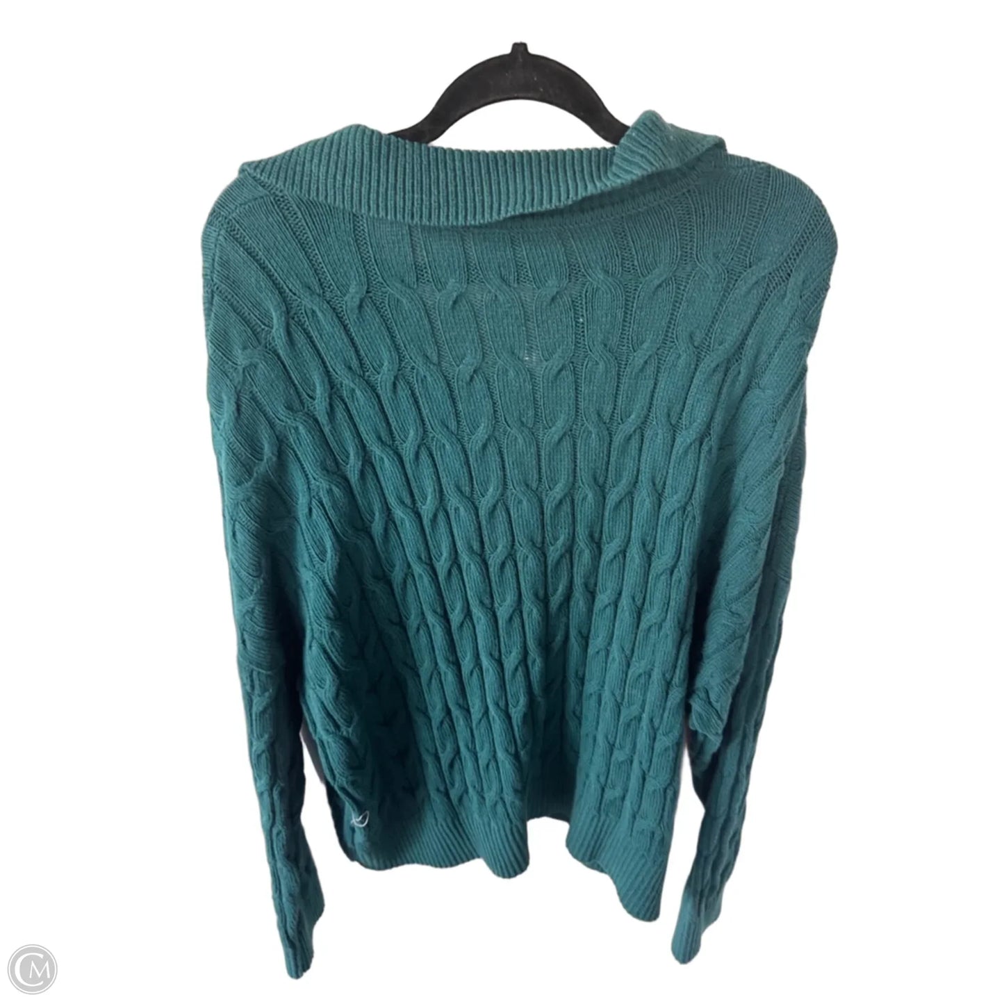 Sweater By Loft In Green, Size: Xl