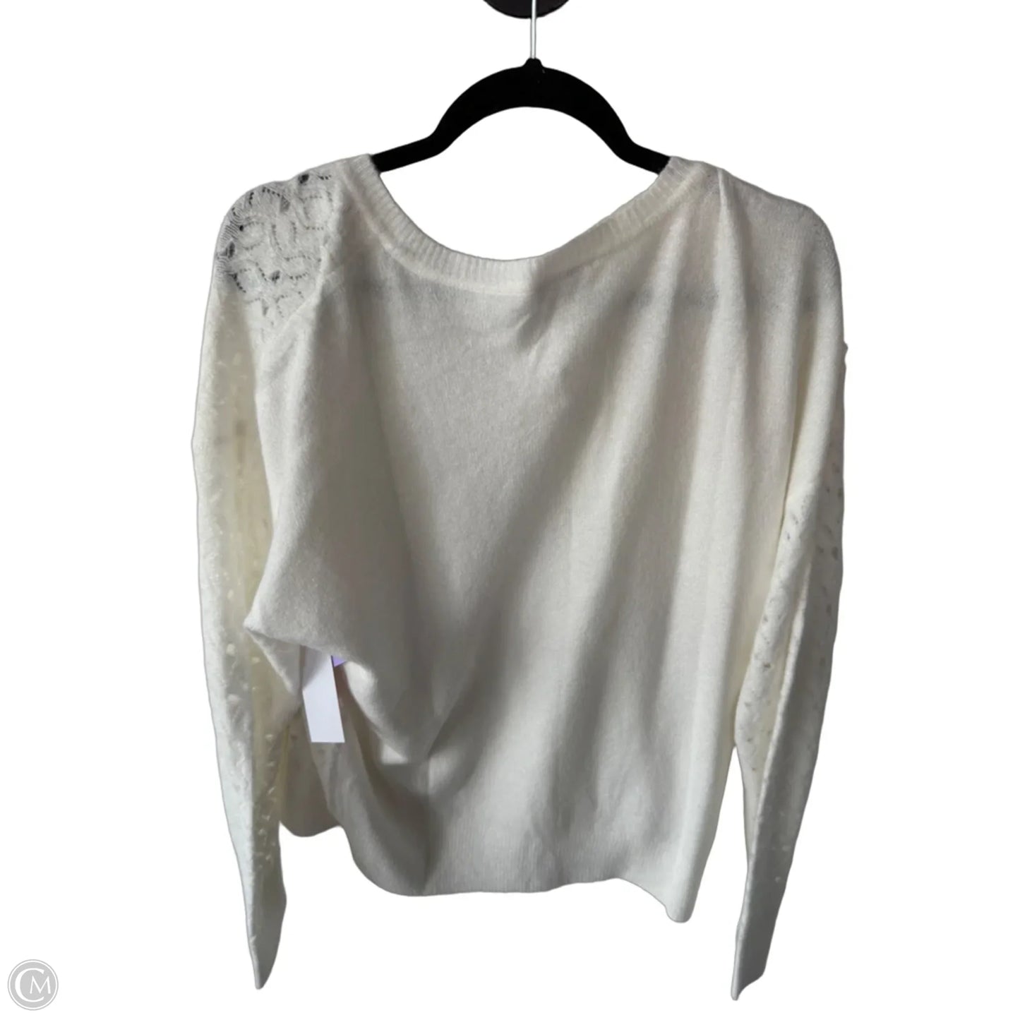 Sweater By Loft In White, Size: Xl