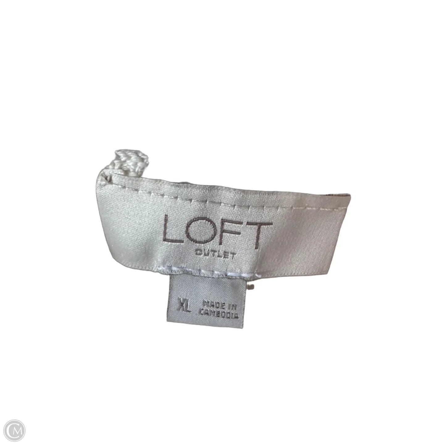 Sweater By Loft In Tan, Size: Xl