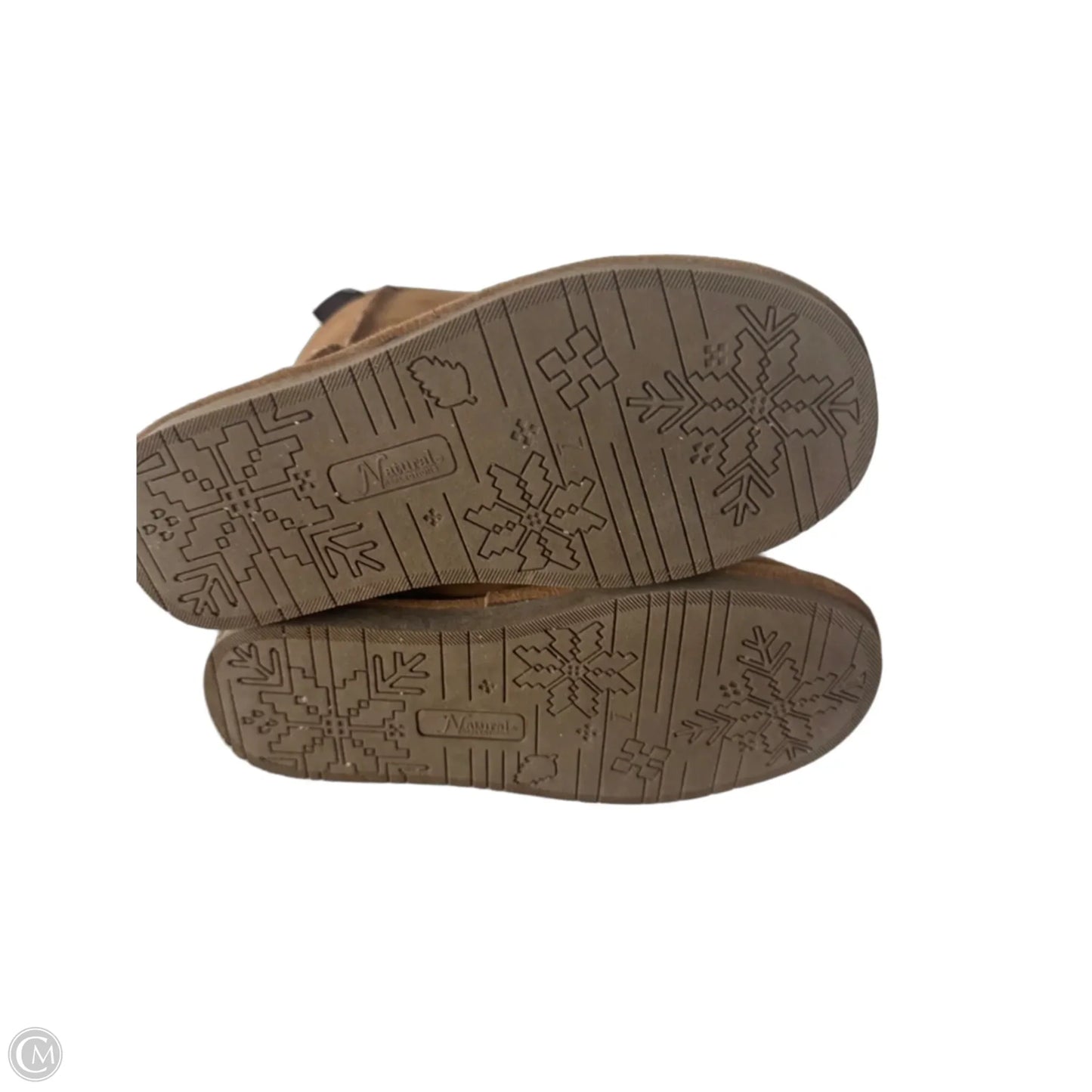 Boots Mid-calf Flats By Natural Reflections In Brown, Size: 7