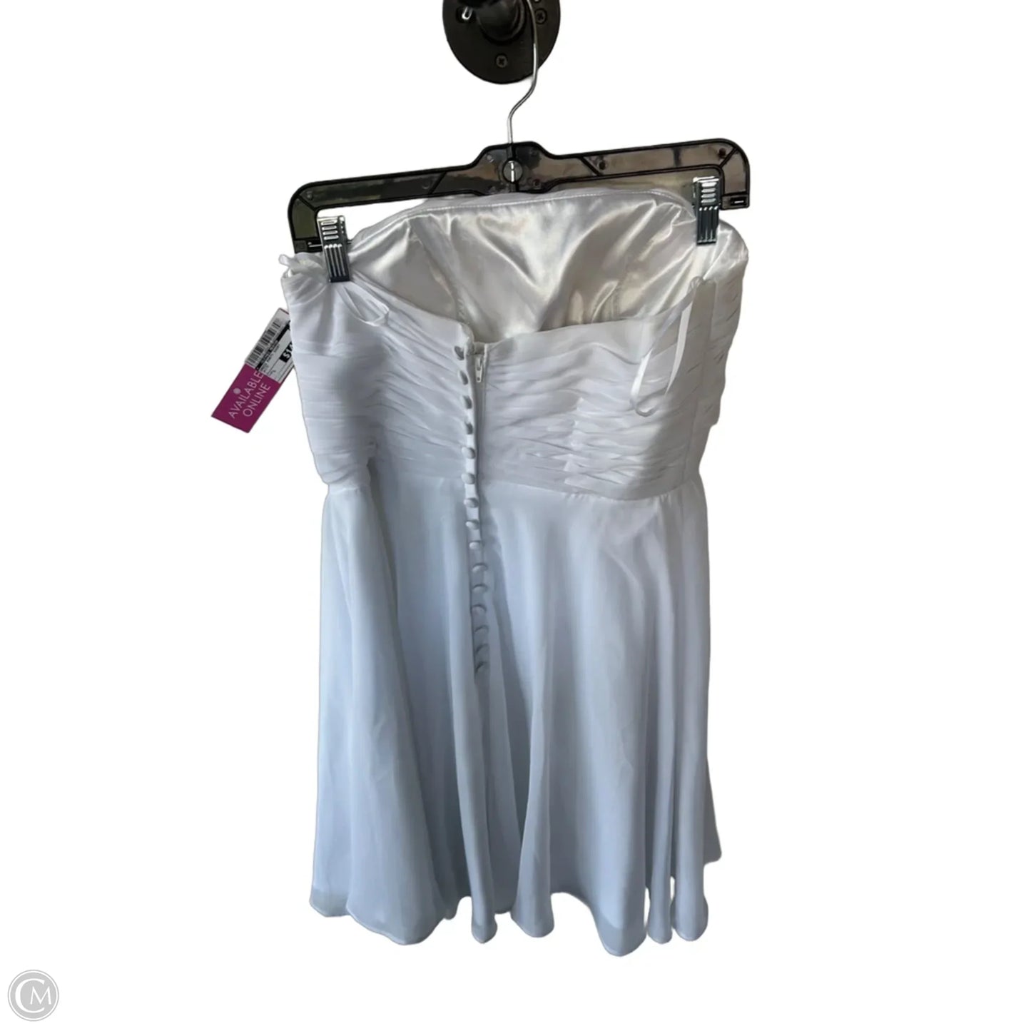 Dress Party Short By Clothes Mentor In White, Size: L