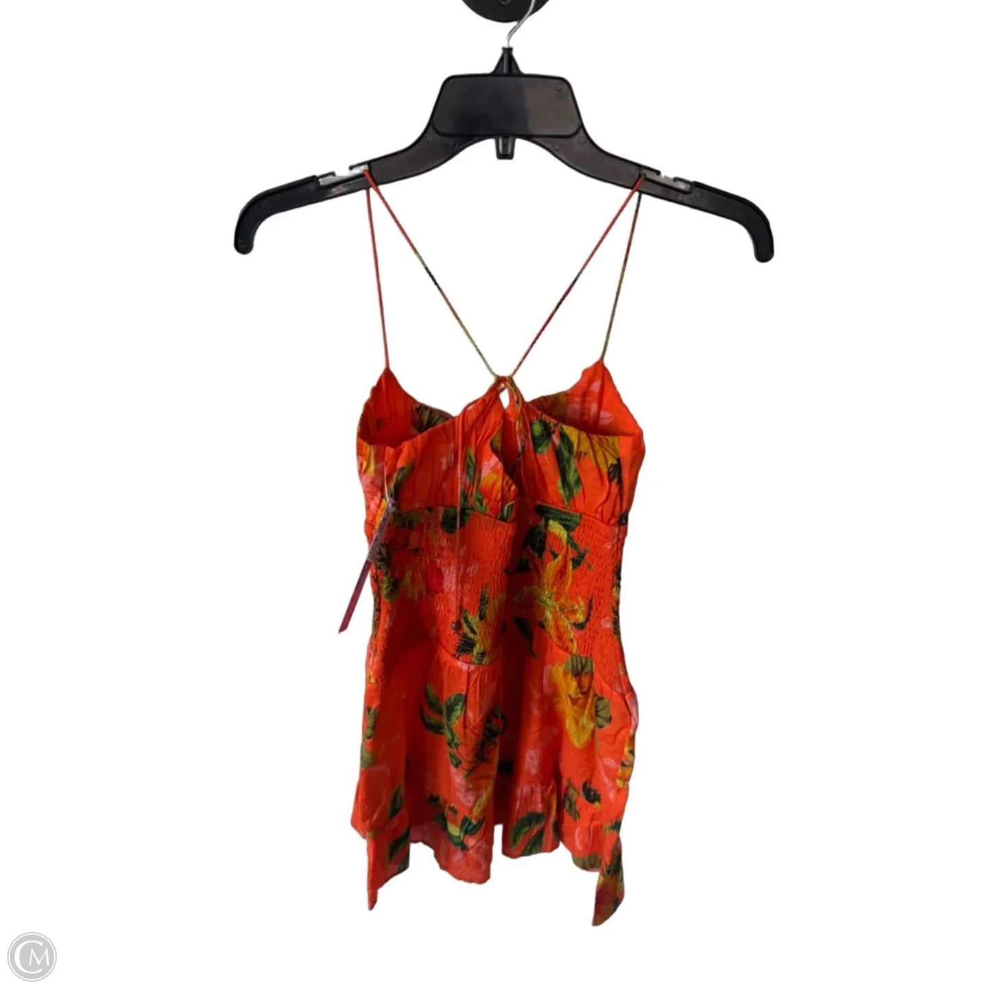 Dress Party Short By Anthropologie In Orange & Yellow, Size: S